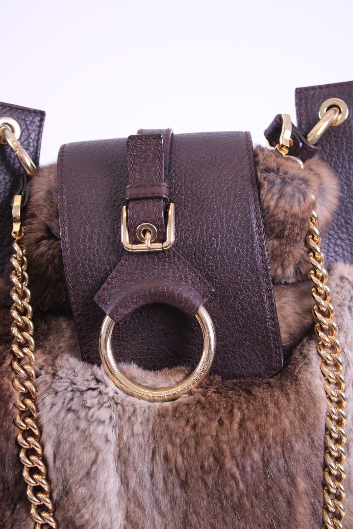 Dolce & Gabbana Dolce & Gabbana Bag brown fur