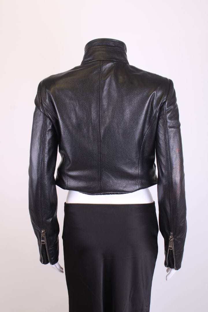 Dolce & Gabbana Dolce & Gabbana Leather Jacket Black M