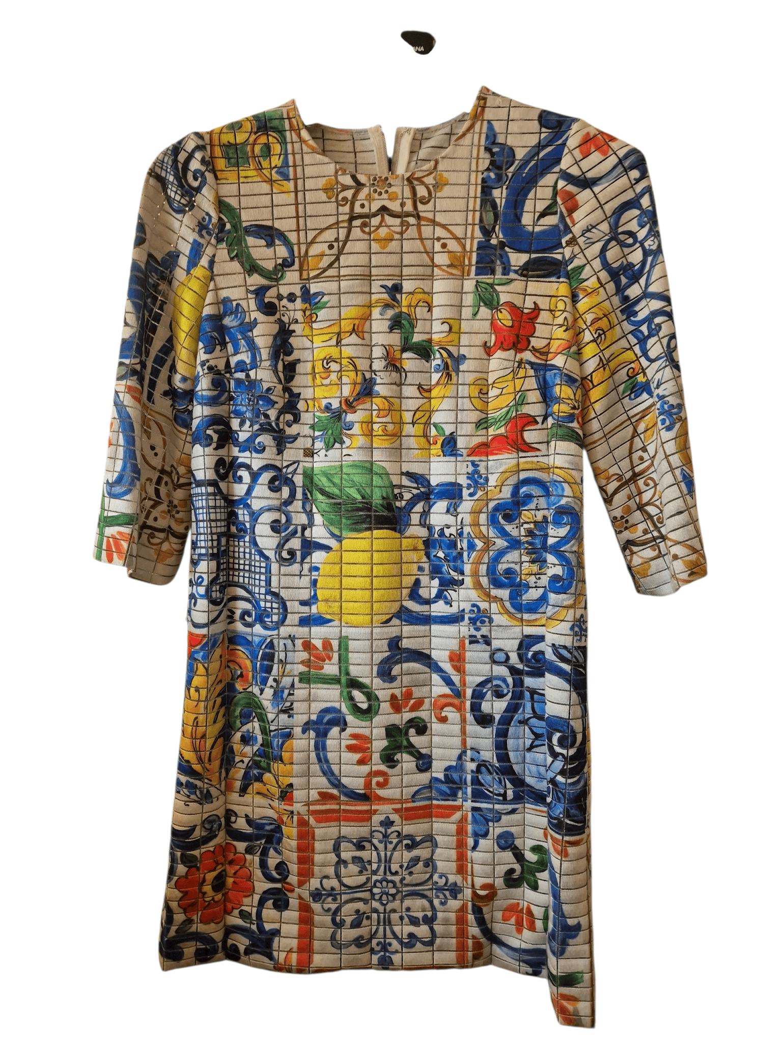 Dolce & Gabbana Dolce & Gabbana Dress Mini Half Sleeve Majolica Print DG4208B
