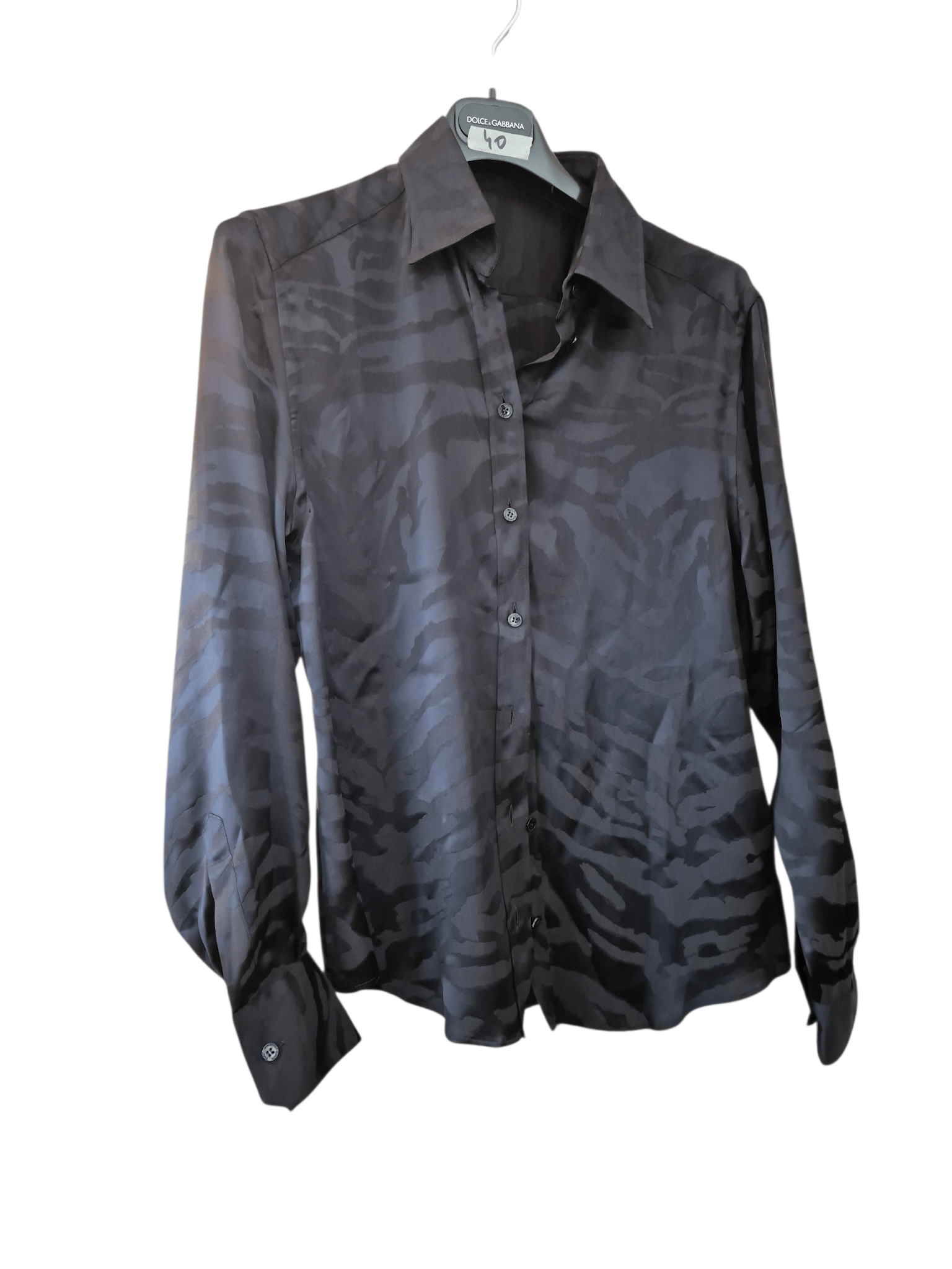 Dolce & Gabbana Dolce & Gabbana Shirt Black Zebra Print DG7207B