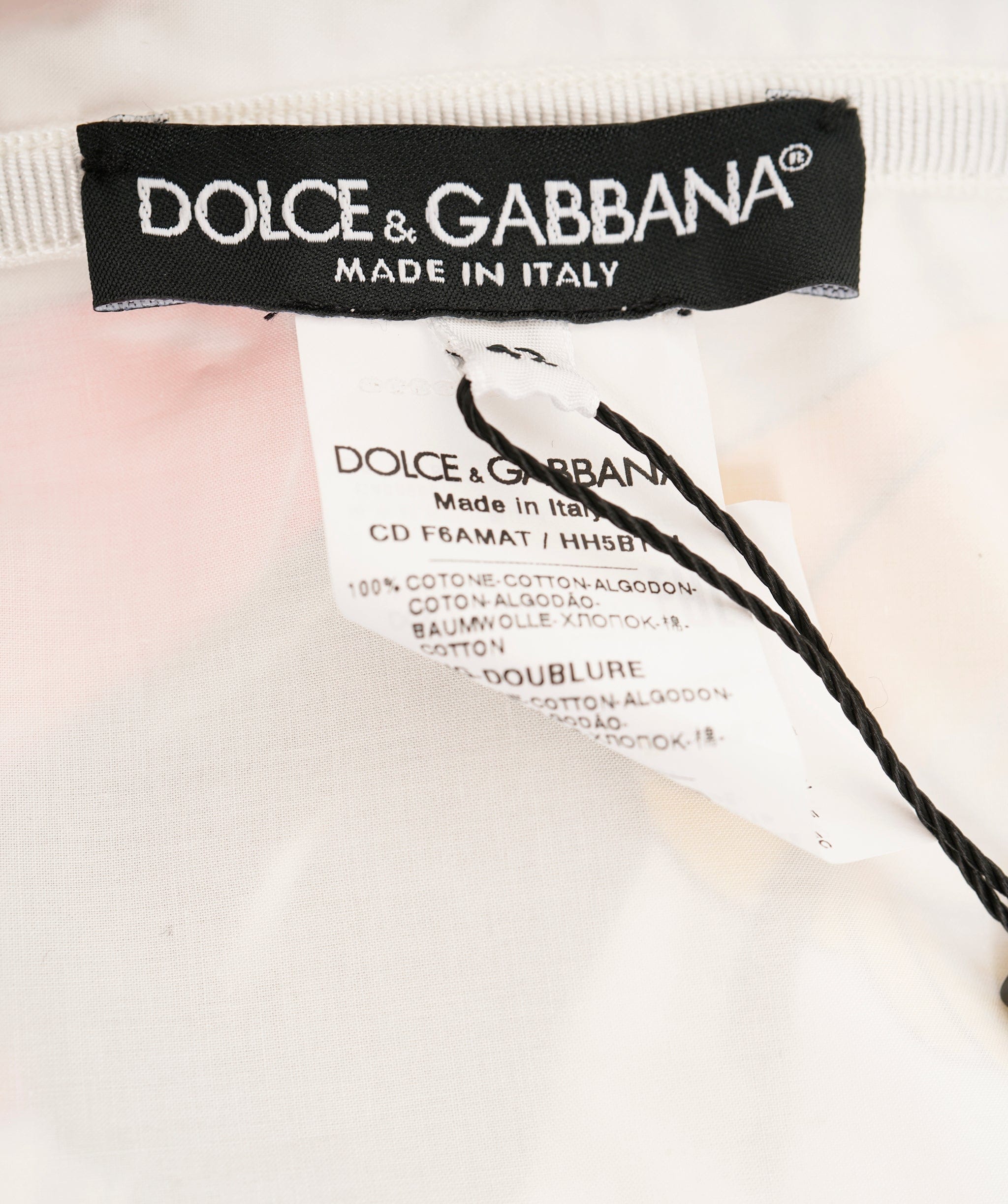 Dolce & Gabbana Dress Long Multicolor vegetables dots size 42 4127b