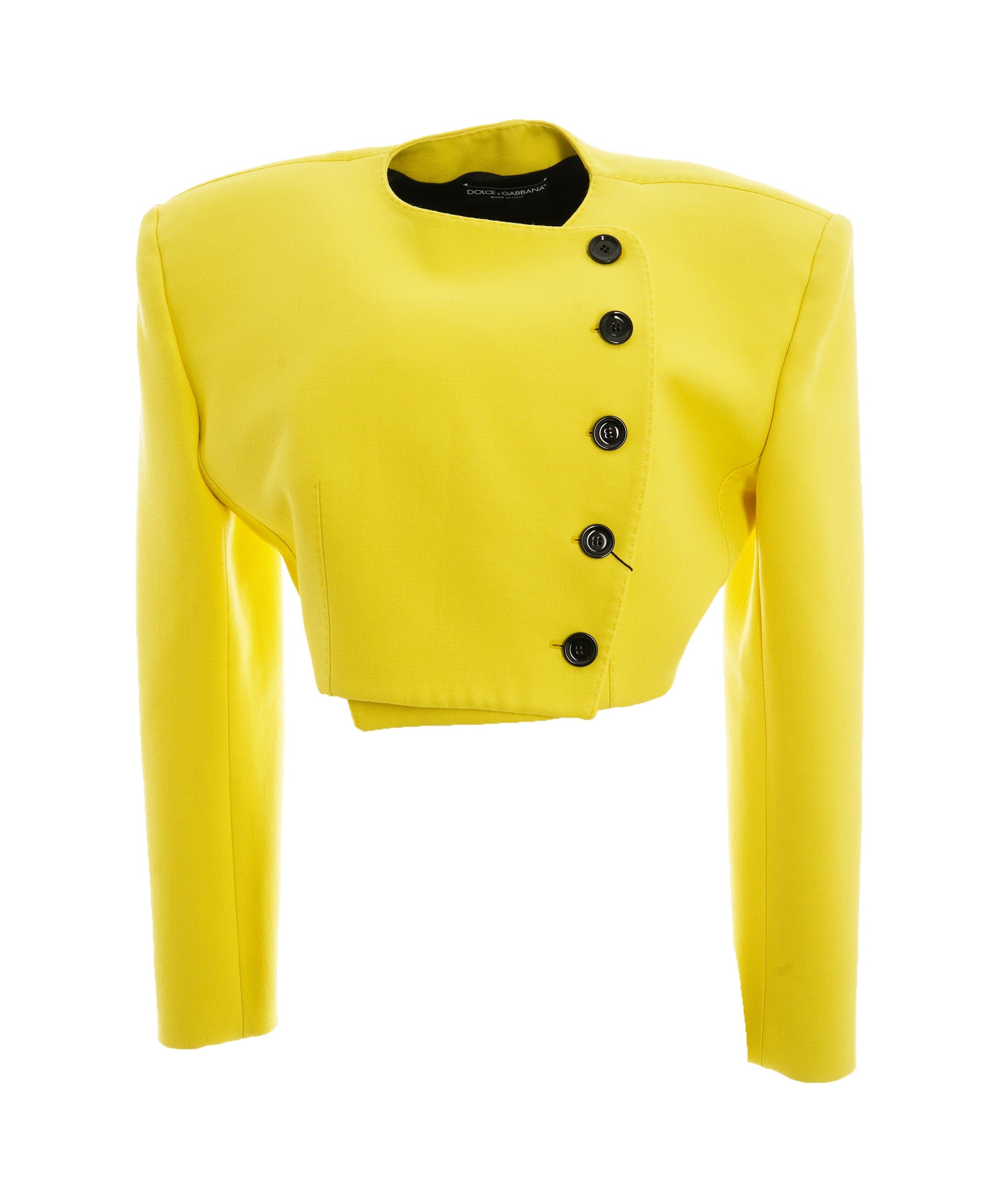 Dolce & Gabbana Jacket yellow neon buttons 5054b