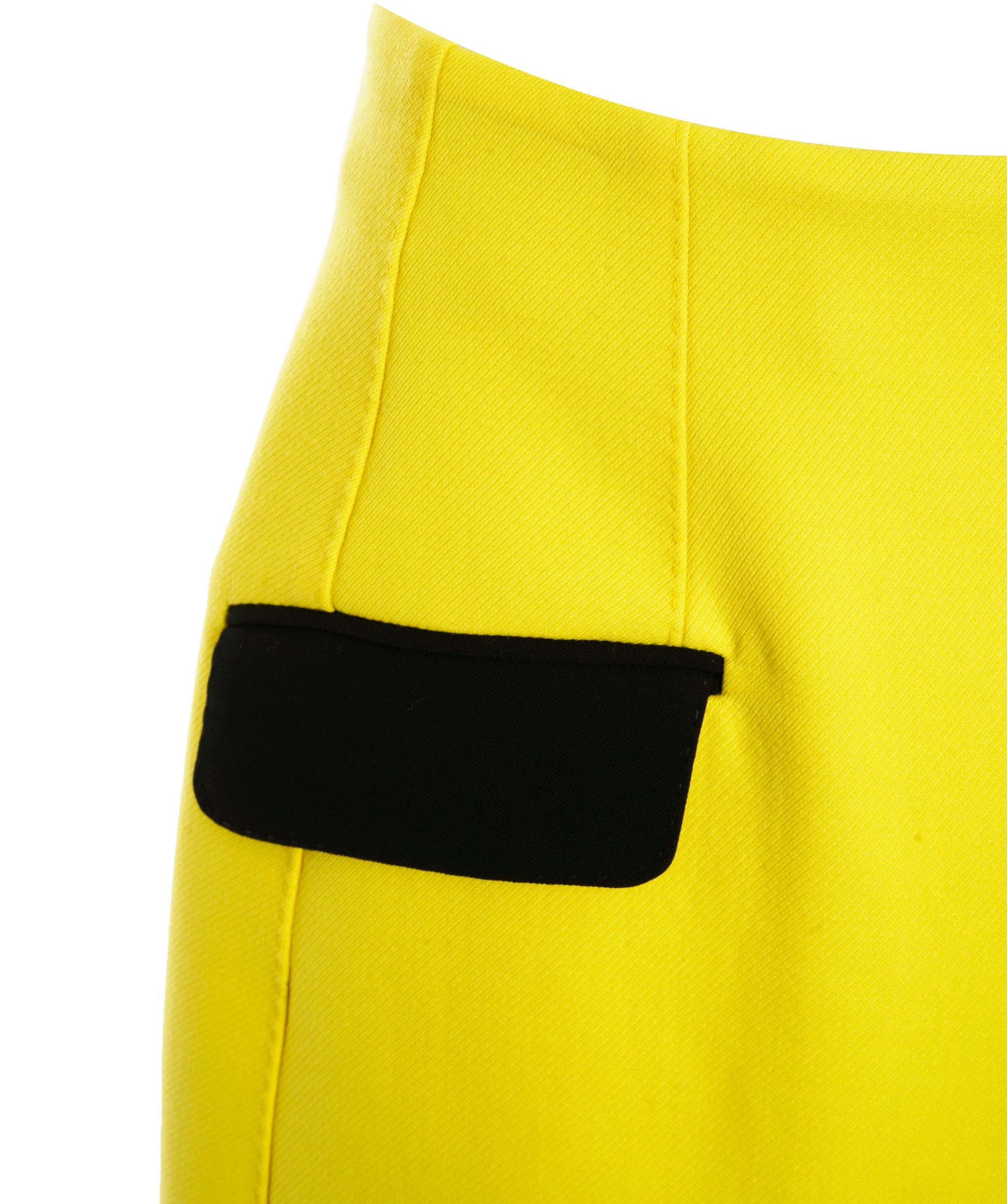 Dolce & Gabbana Skirt yellow buttons black Gonna 9007b