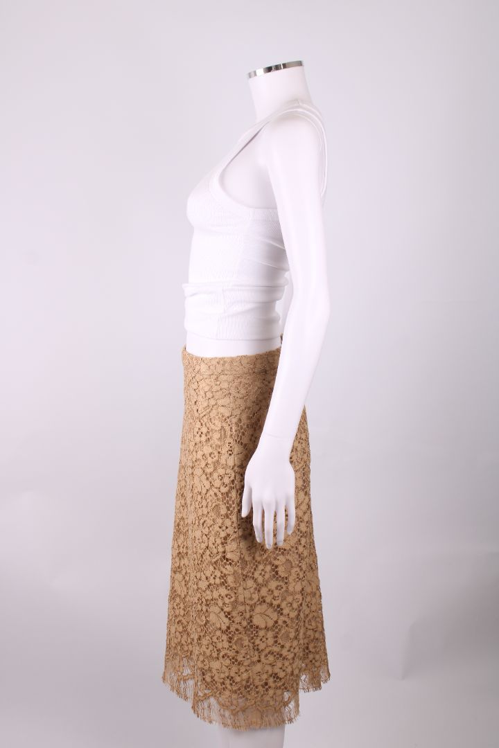 Dolce & Gabbana Dolce & Gabbana Lace Skirt Beige M
