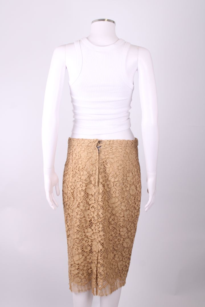 Dolce & Gabbana Dolce & Gabbana Lace Skirt Beige M
