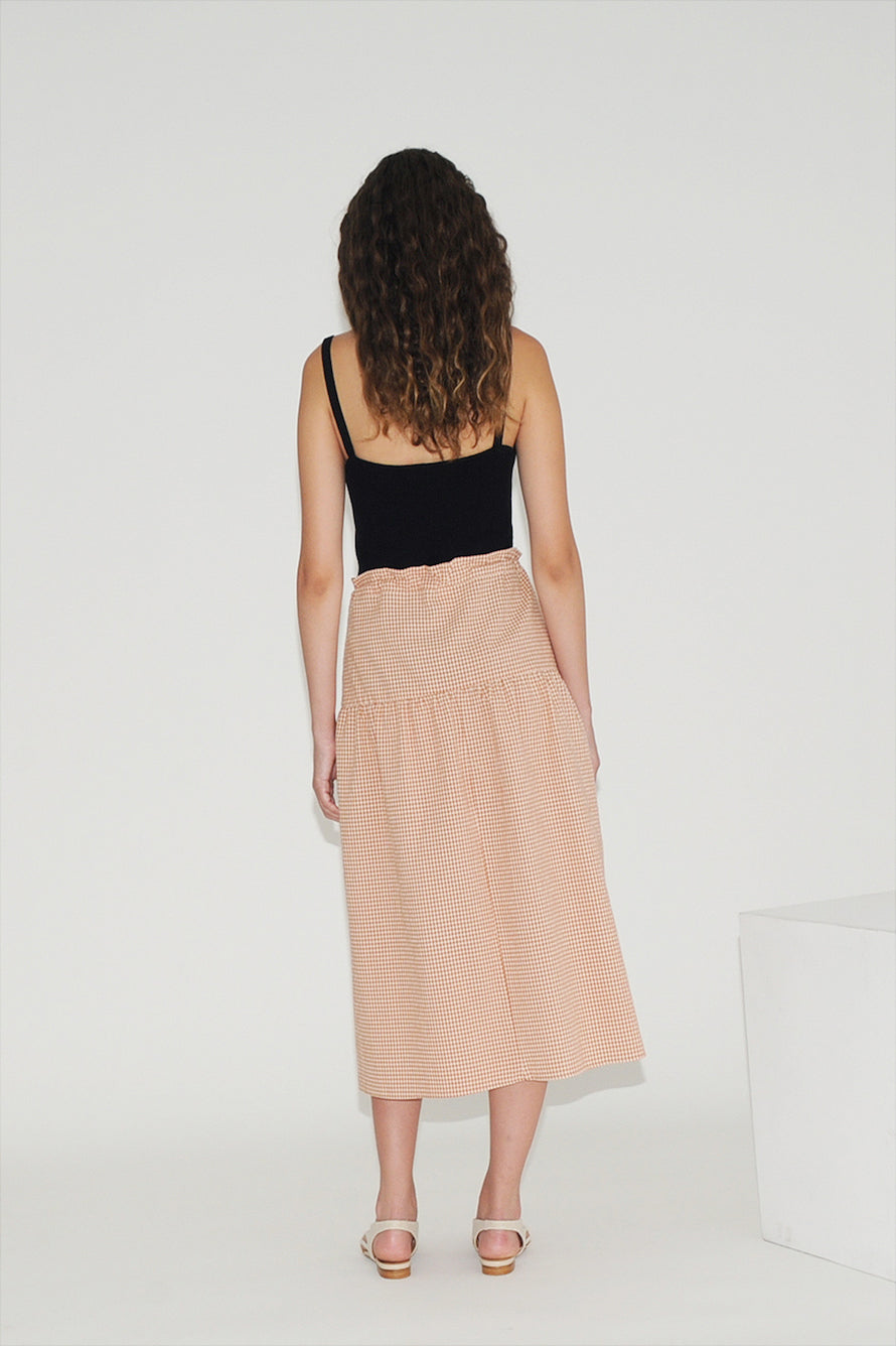 KIMI GINGHAM SKIRT (التنورة)