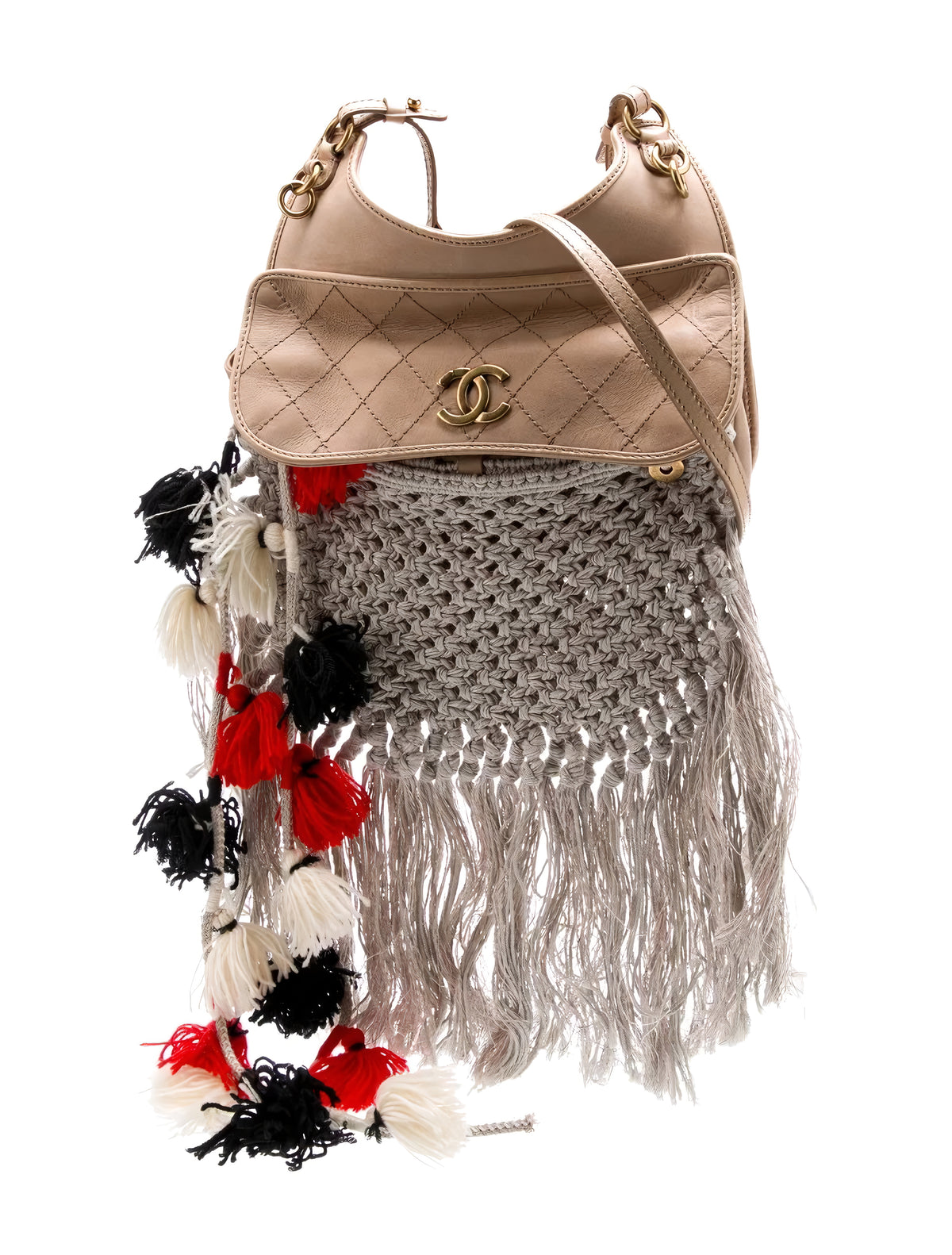 CHANEL PARIS DUBAI FRINGE SHOULDER BAG DXBS6742
