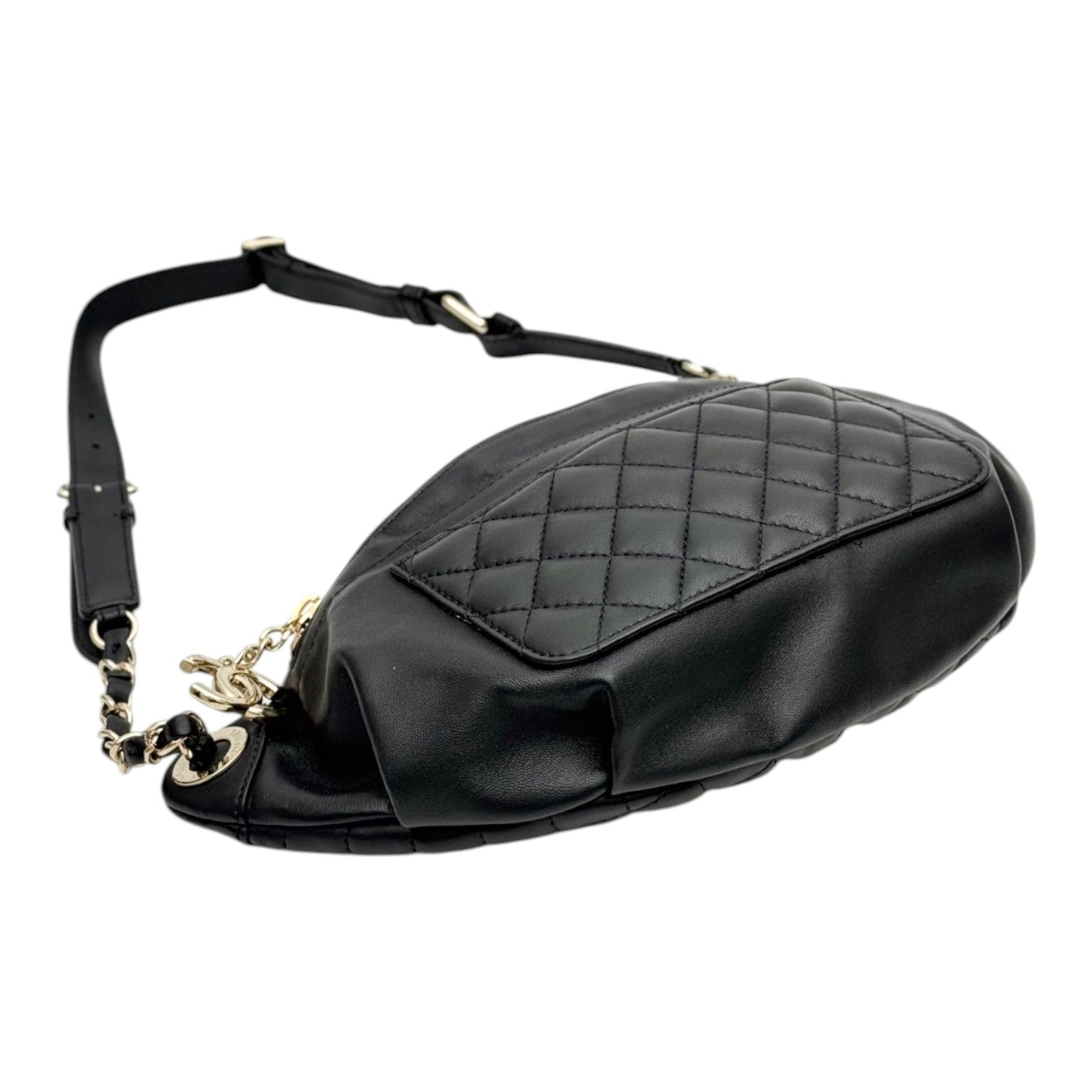 Chanel Black Bumbag with Gold Hardware
