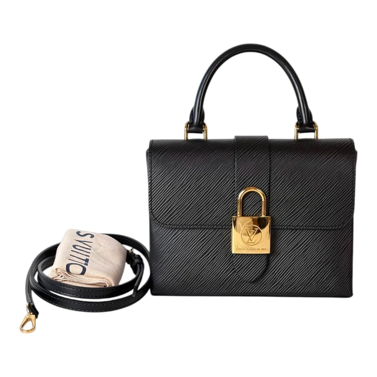 Louis Vuitton Locky BB in Black EPI Bag