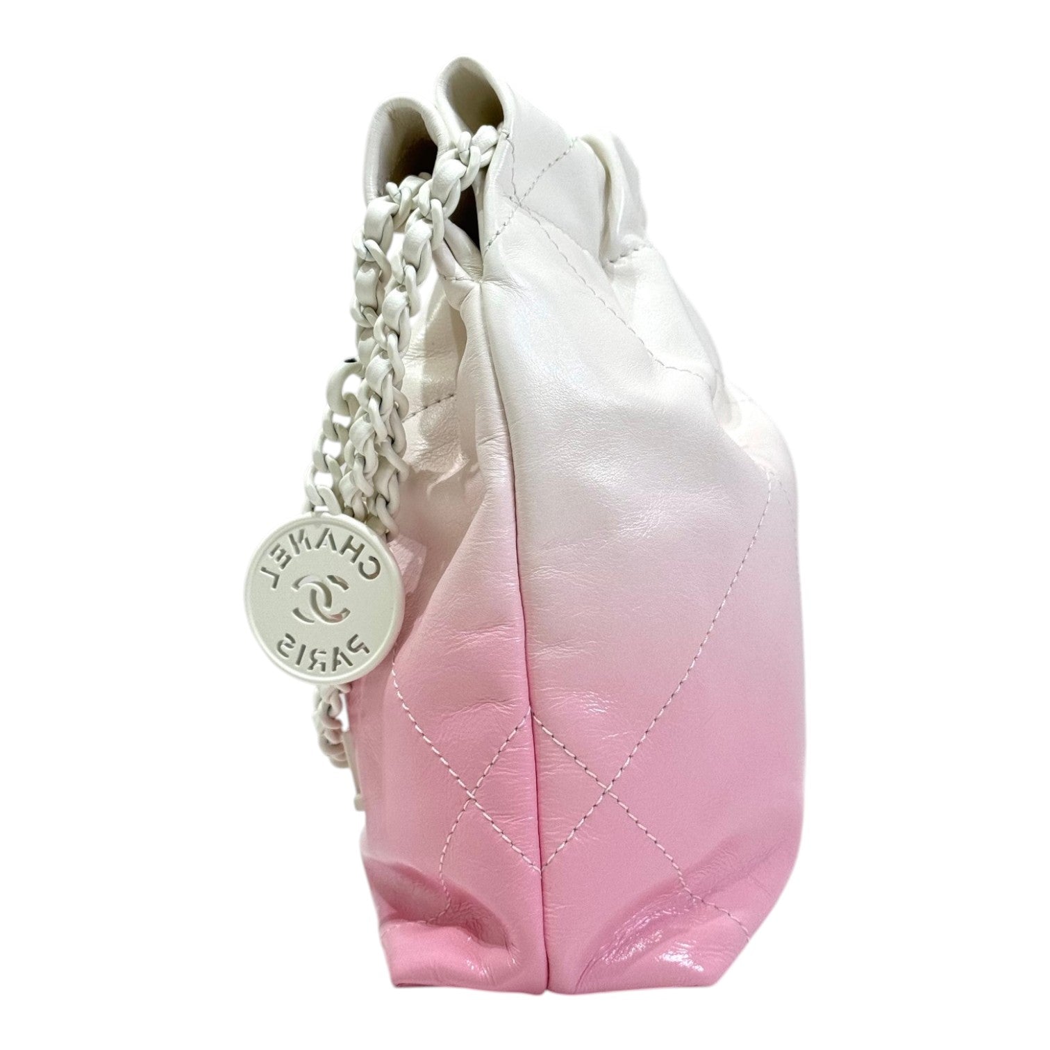 Chanel 22 Mini Ombre Pink and White Bag