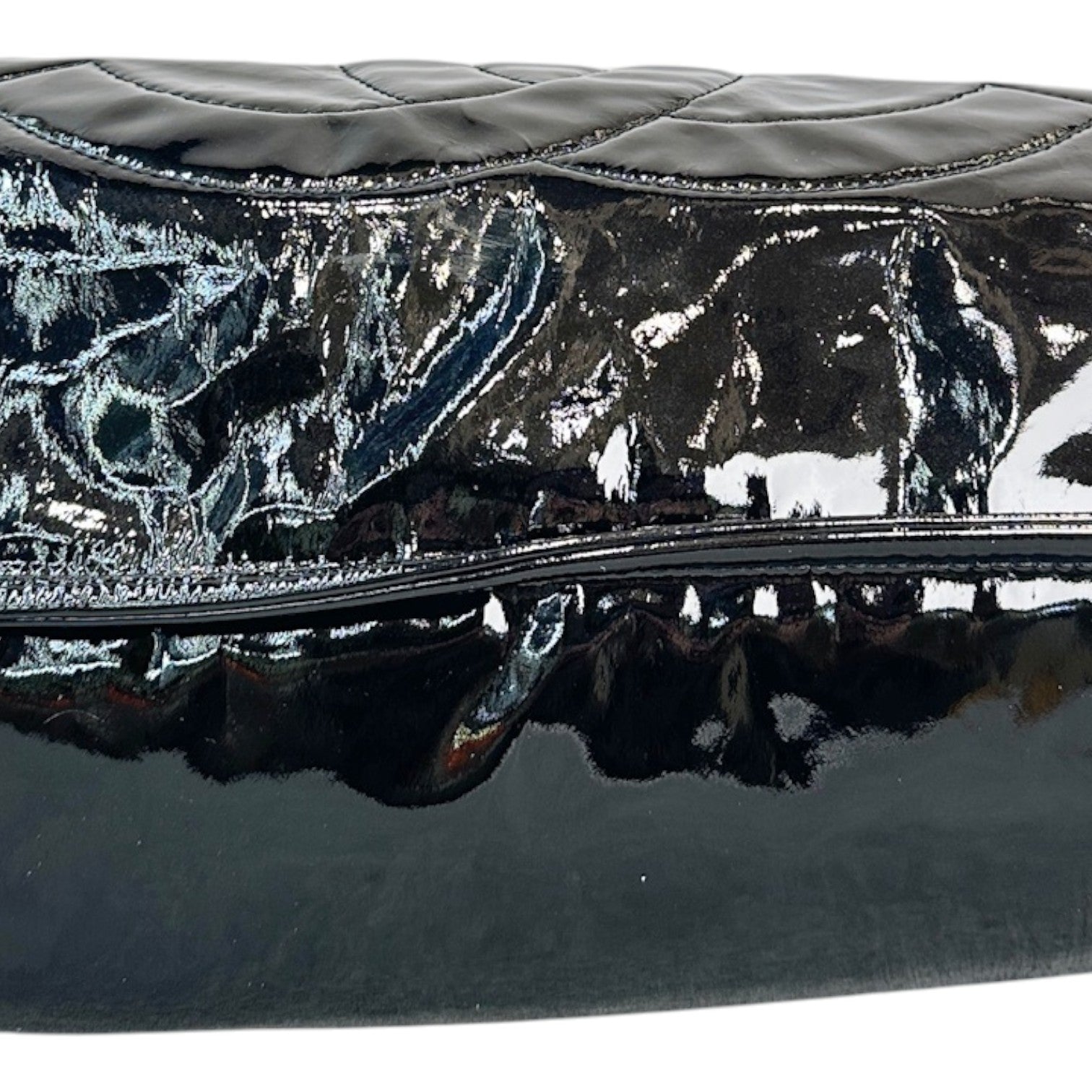 Chanel Patent Black Tote Bag