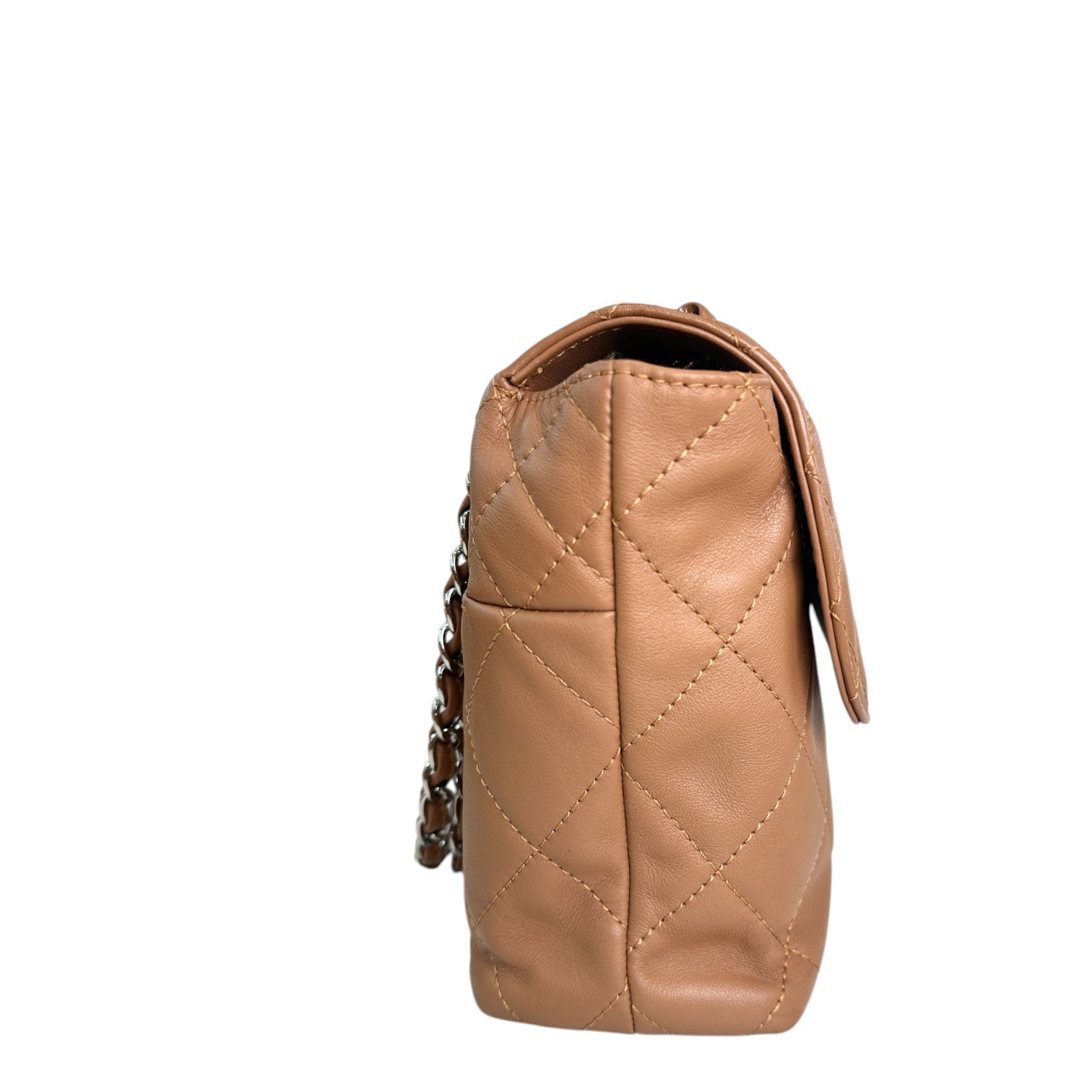 Chanel In The Business Shoulder Bag Brown - Full Set