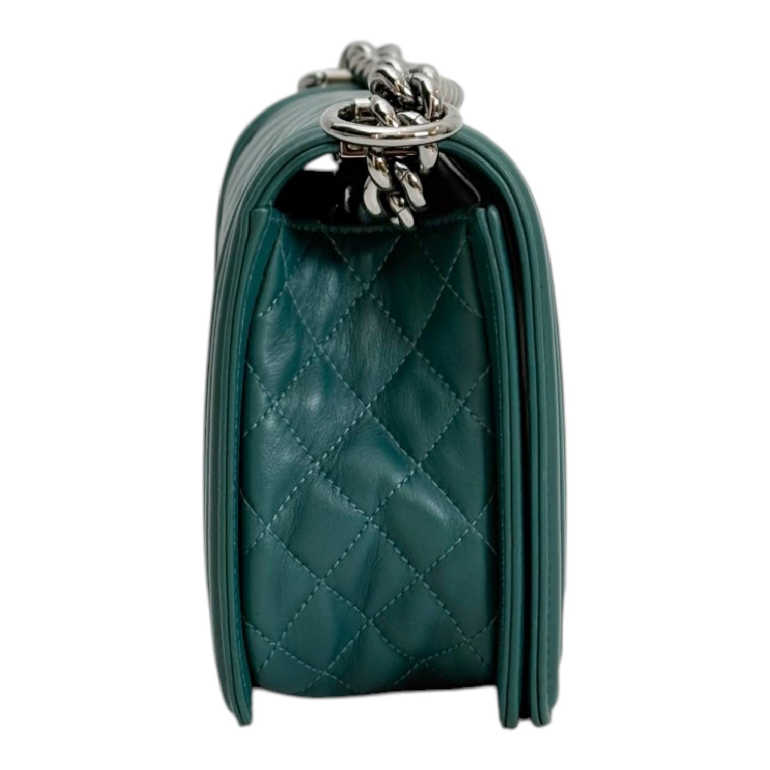 Chanel Green Medium Leboy Bag
