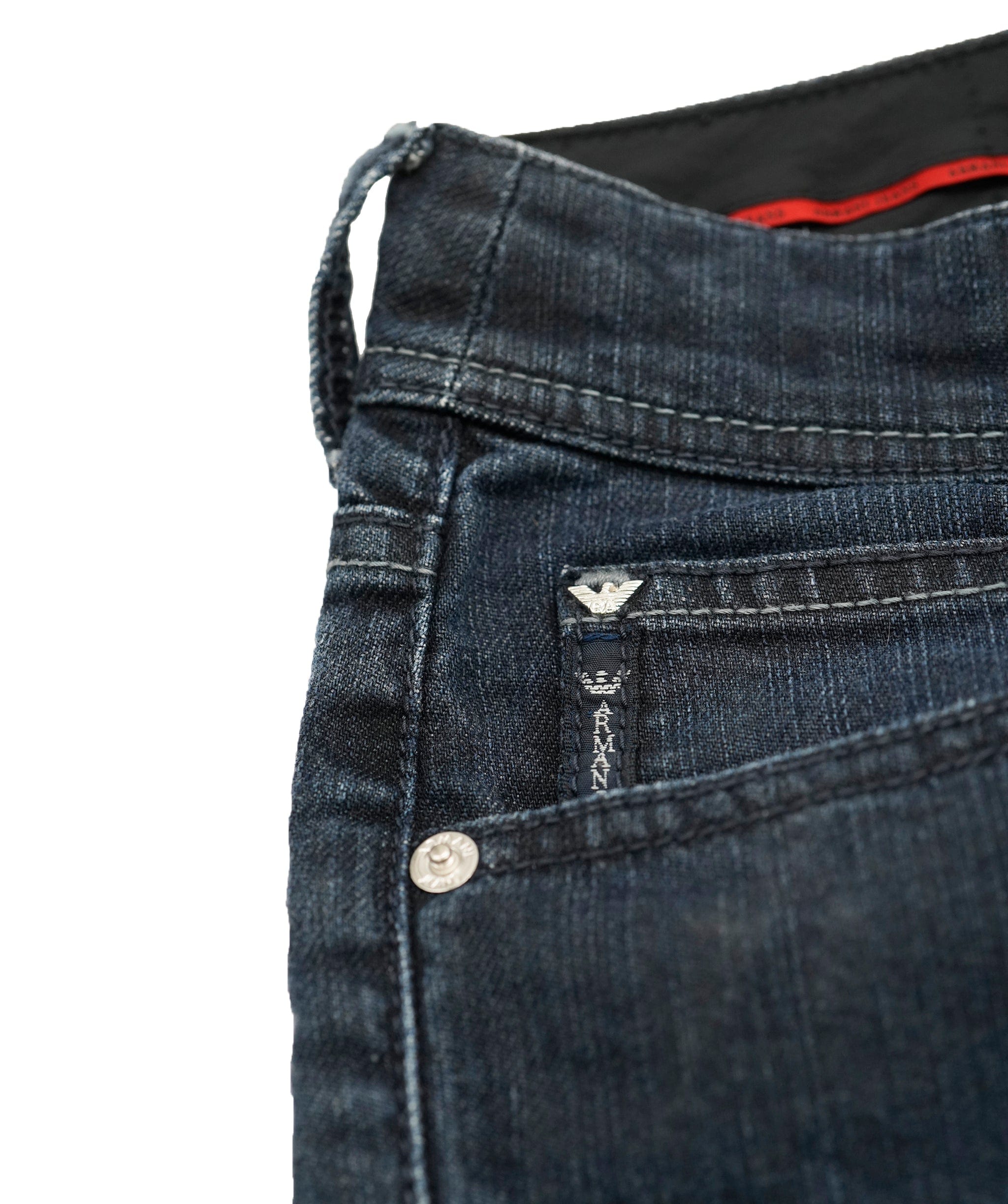 Emporio Armani Armani Jeans Vintage Navy Blue Denim Slim Leg Jeans ABC1040