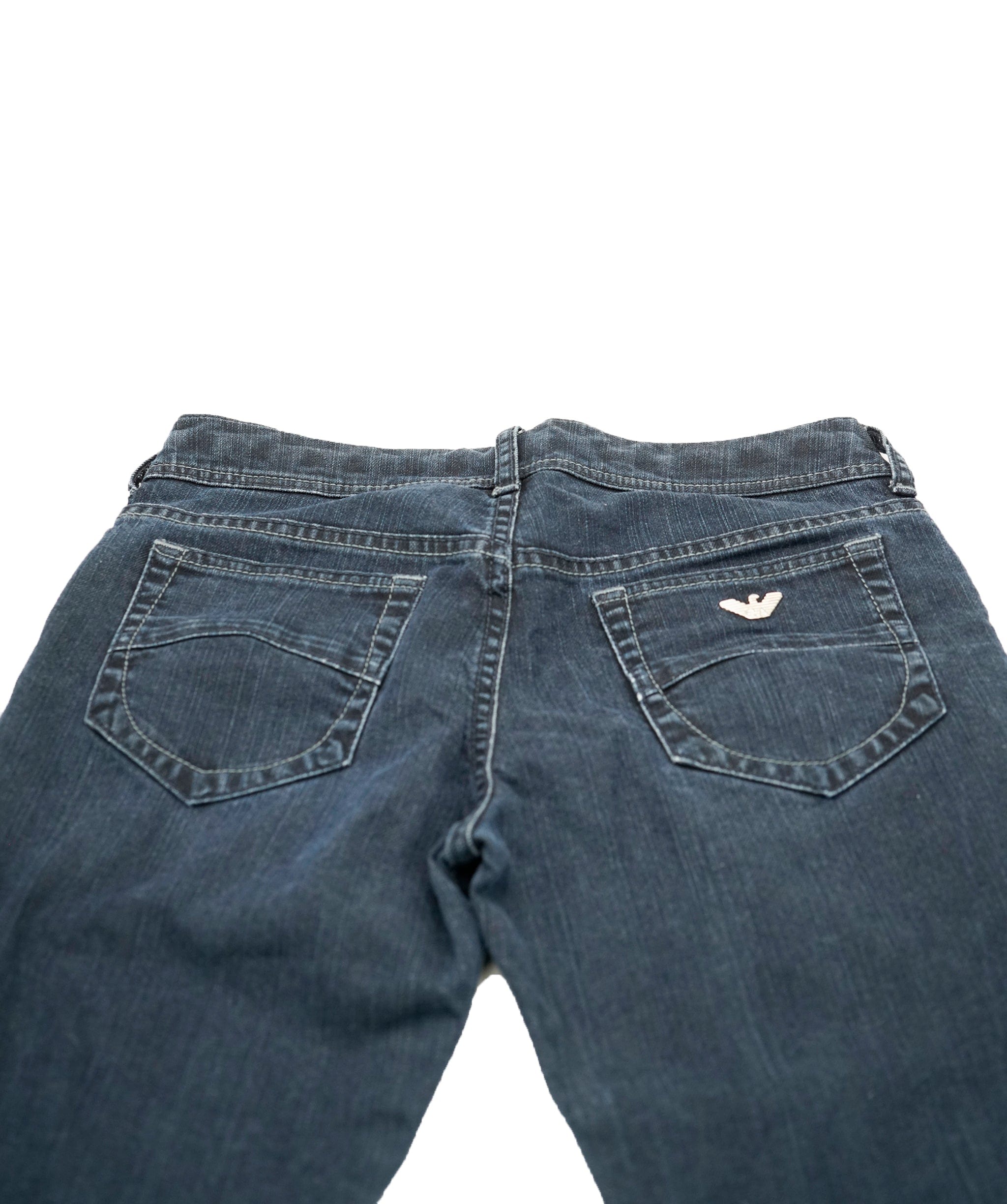 Emporio Armani Armani Jeans Vintage Navy Blue Denim Slim Leg Jeans ABC1040