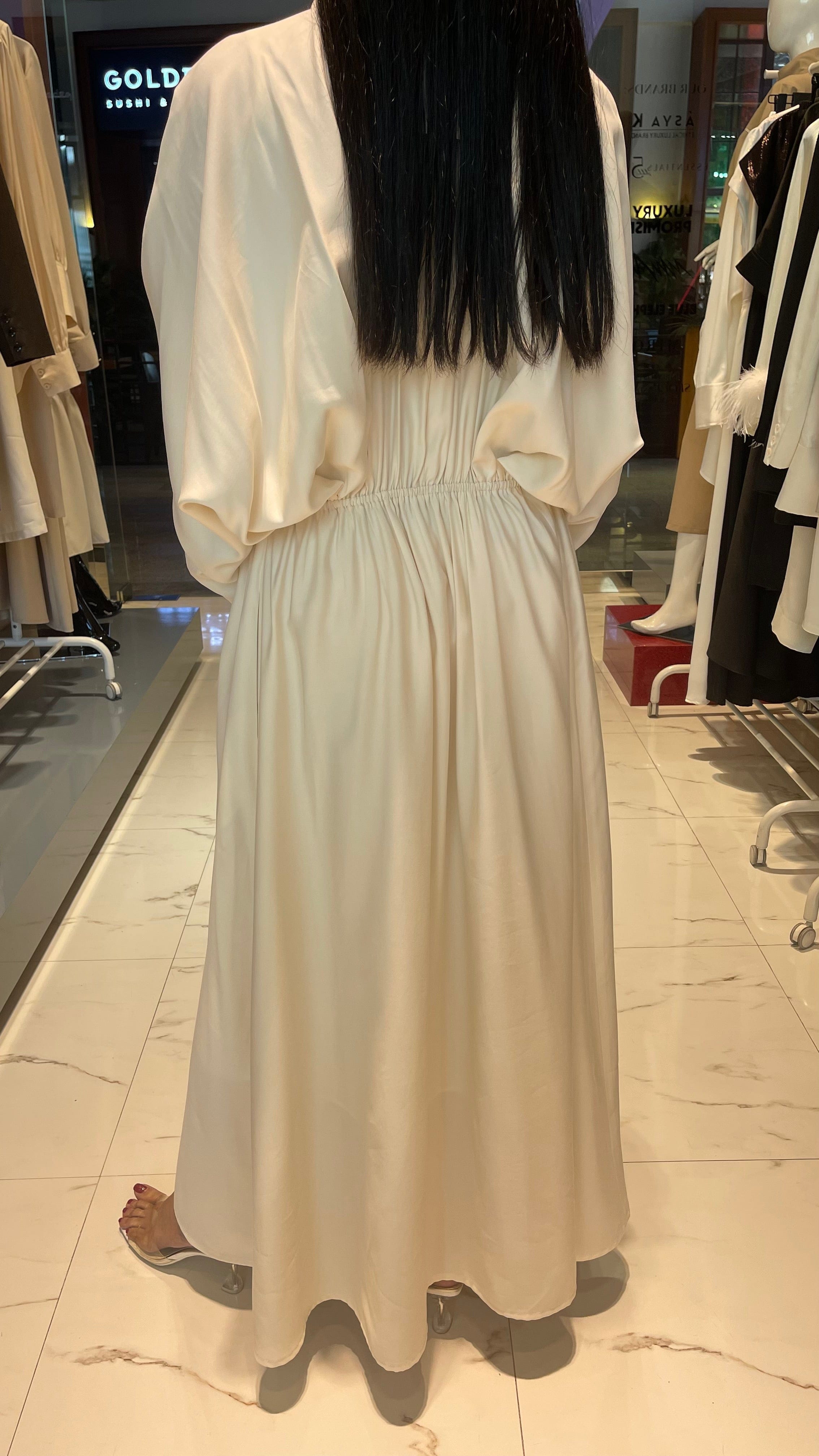 ESSENTIALS5IVE BUTTONED DOWN MAXI SHIRT DRESS (بنطلون) “LIKA”