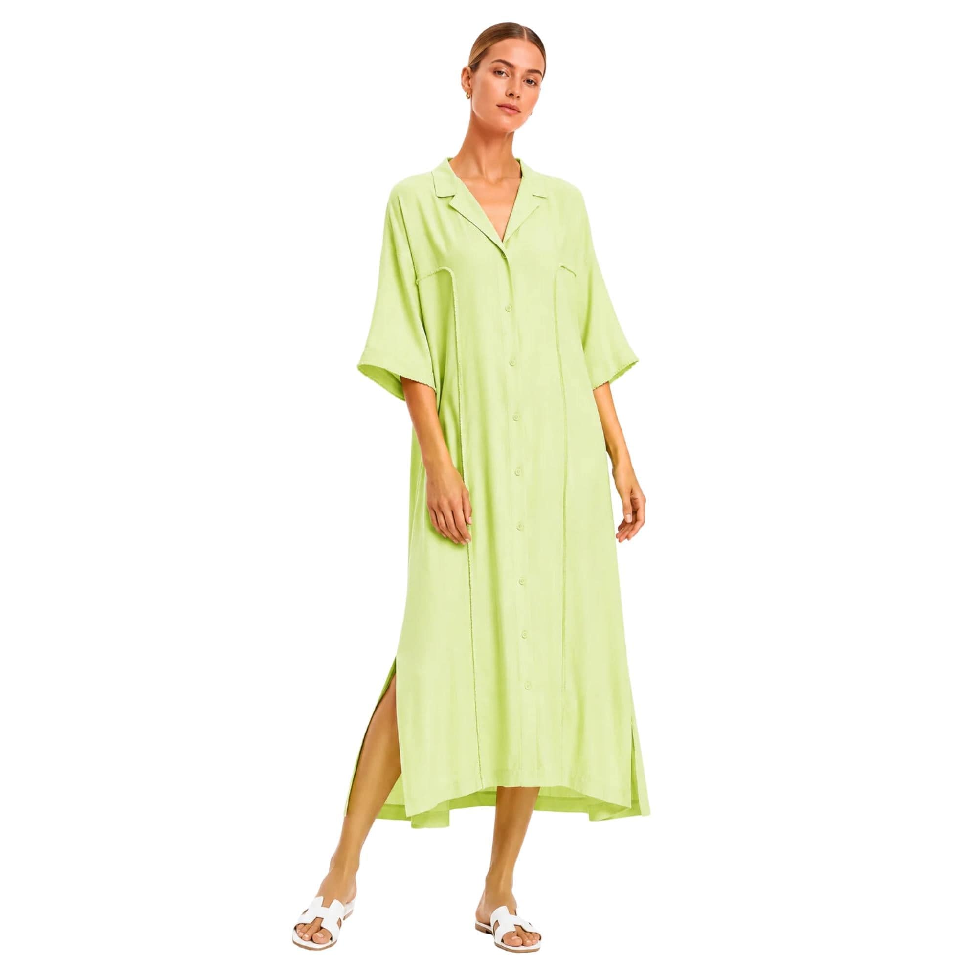 LOOSE FIT MAXI DRESS فستان “THE COASTAL DRIFT”