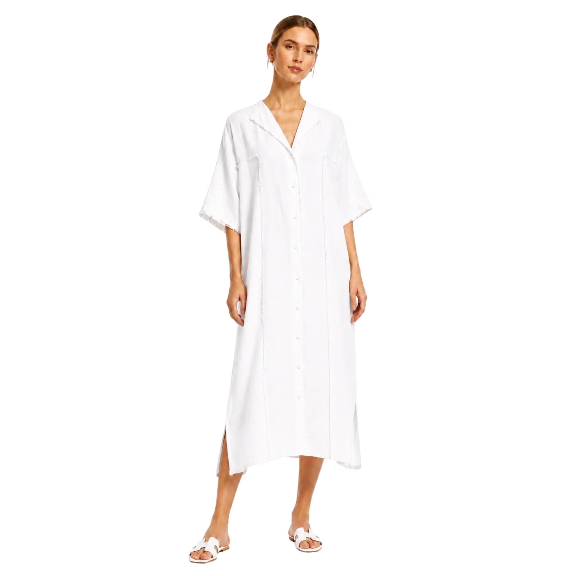 LOOSE FIT MAXI DRESS فستان “THE COASTAL DRIFT”