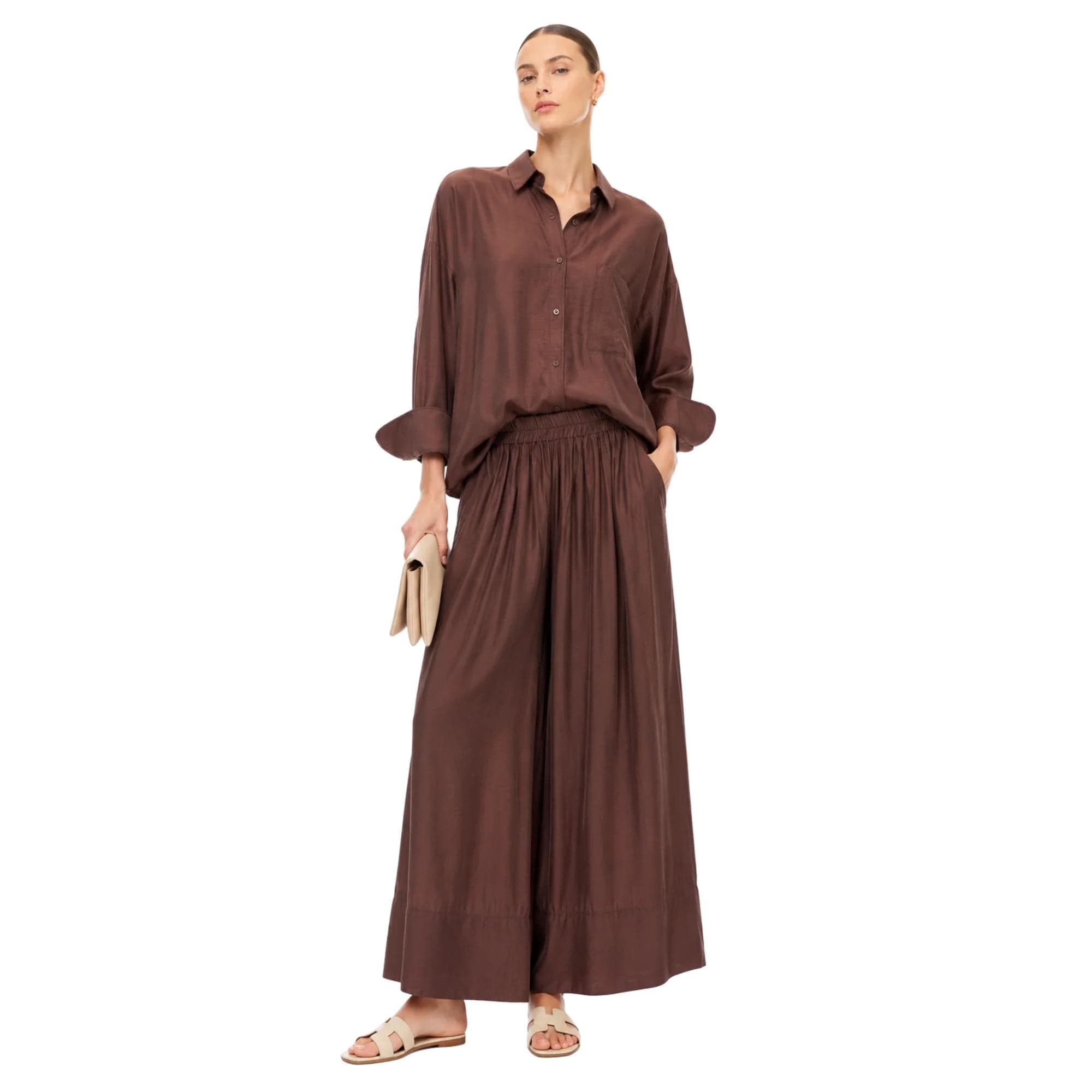 FLOWY CO-ORD SET زوج (SHIRT & PANTS قميص وبنطلون) “PARIS ESCAPE"