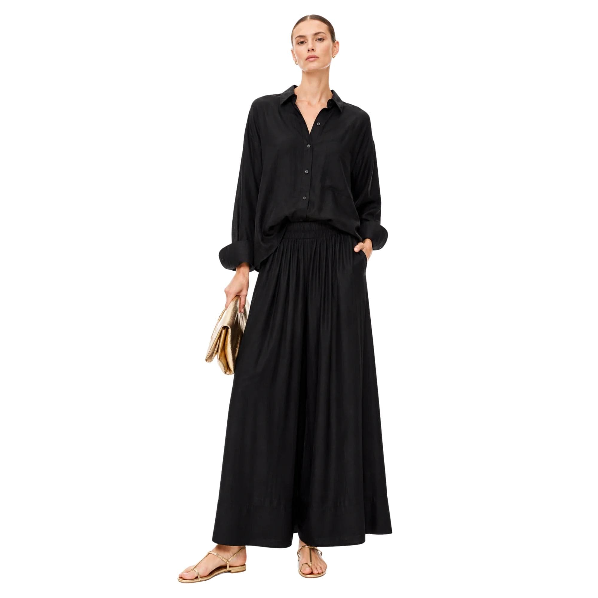 FLOWY CO-ORD SET زوج (SHIRT & PANTS قميص وبنطلون) “PARIS ESCAPE"