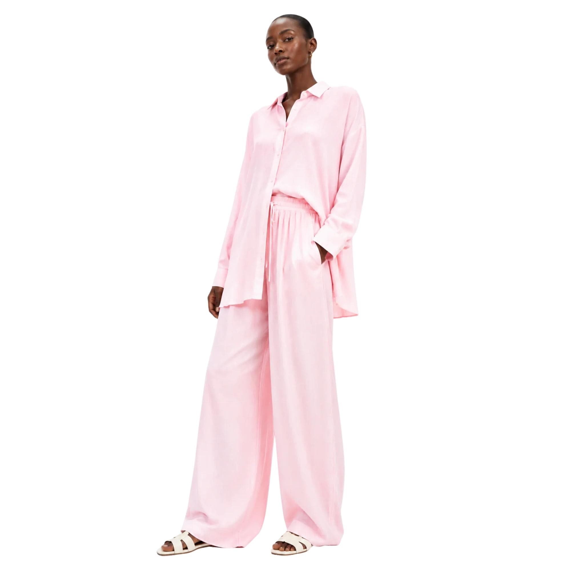 LINEN-VISCOSE 2-PIECE SET زوج (SHIRT & PANTS قميص وبنطلون) “THE SOFTY"