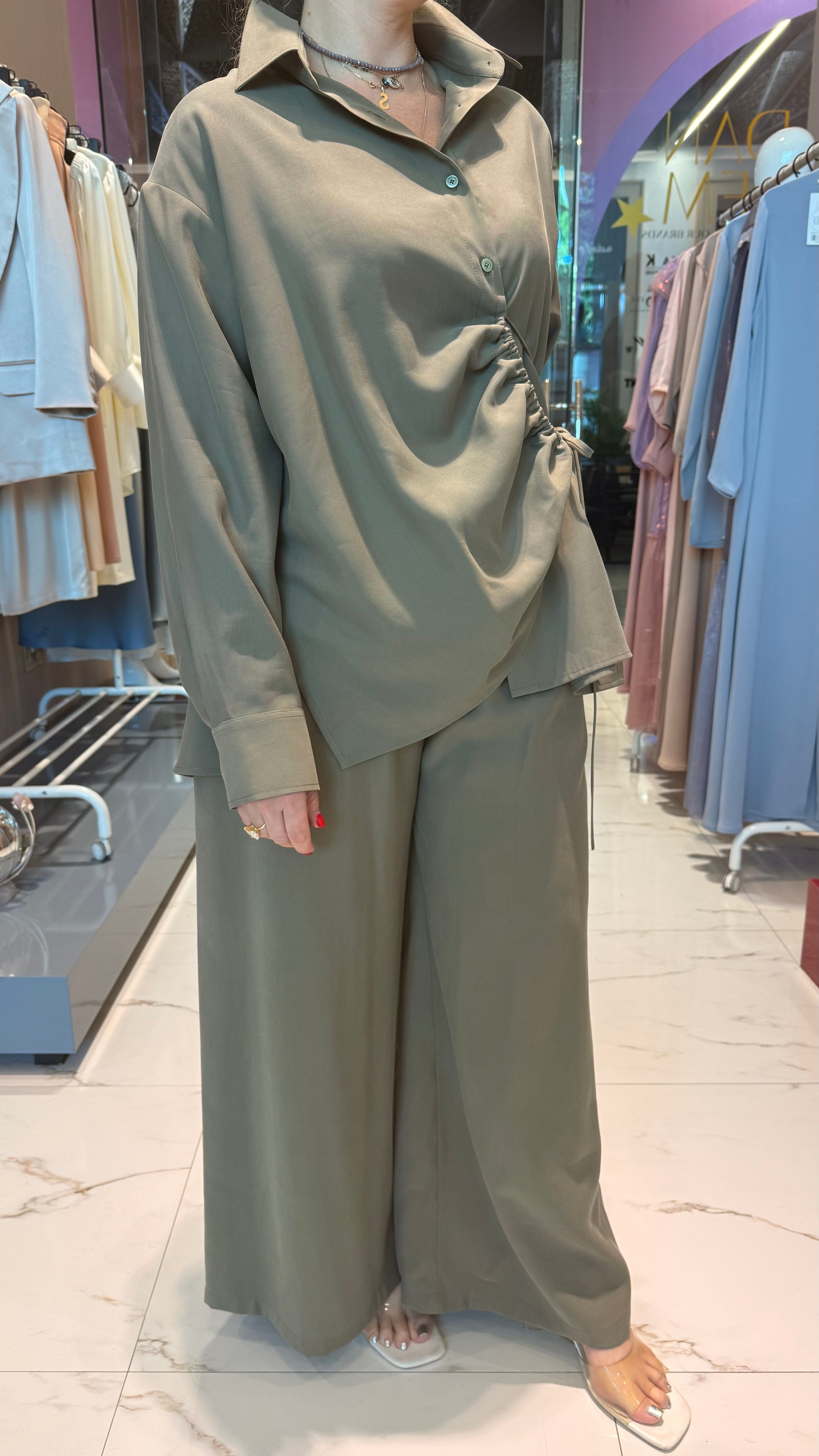 ESSENTIALS5IVE LONG SLEEVES BUTTONED DOWN SHIRT (قميص) “NINA”