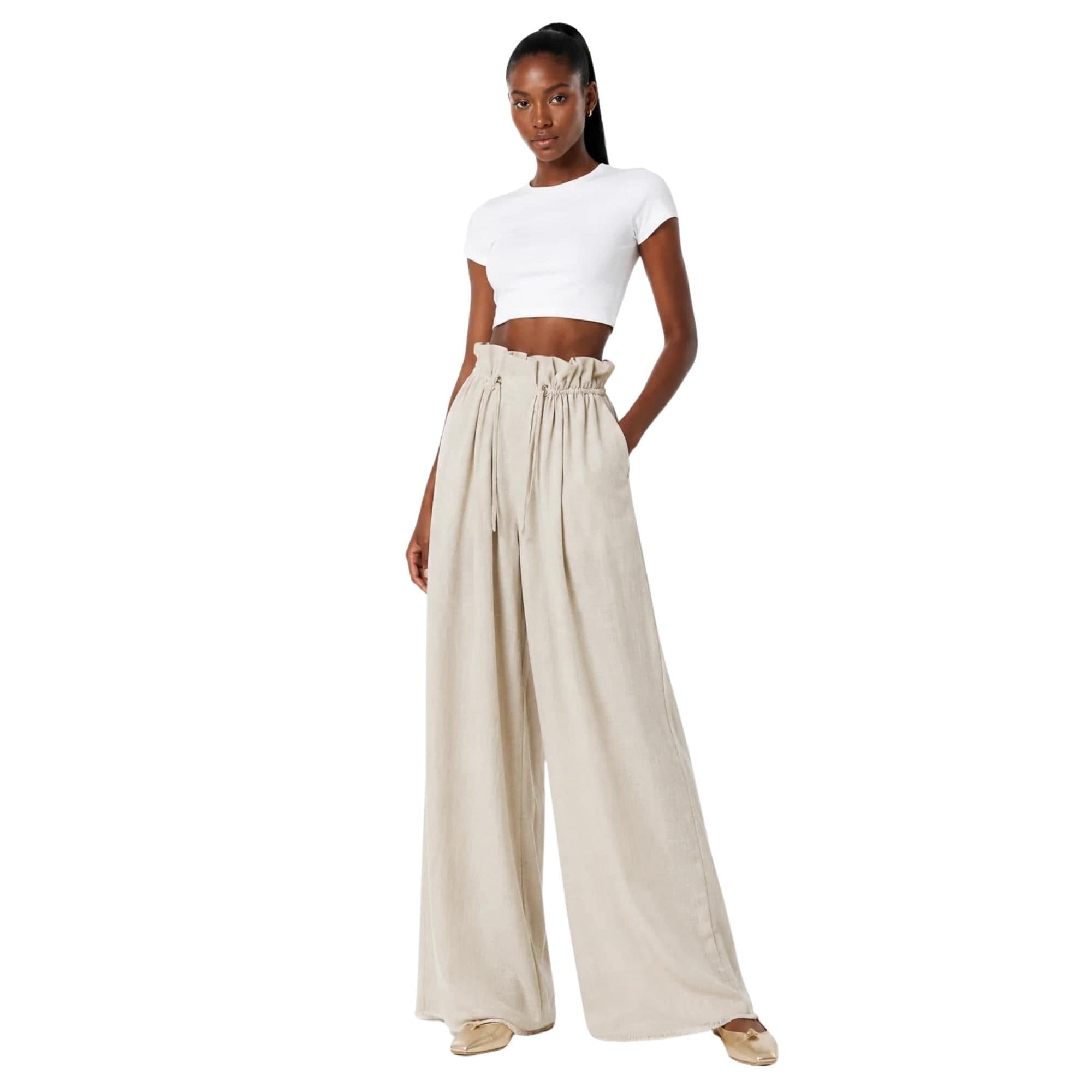 HIGH WAISTED TROUSERS بنطلون “JADE”