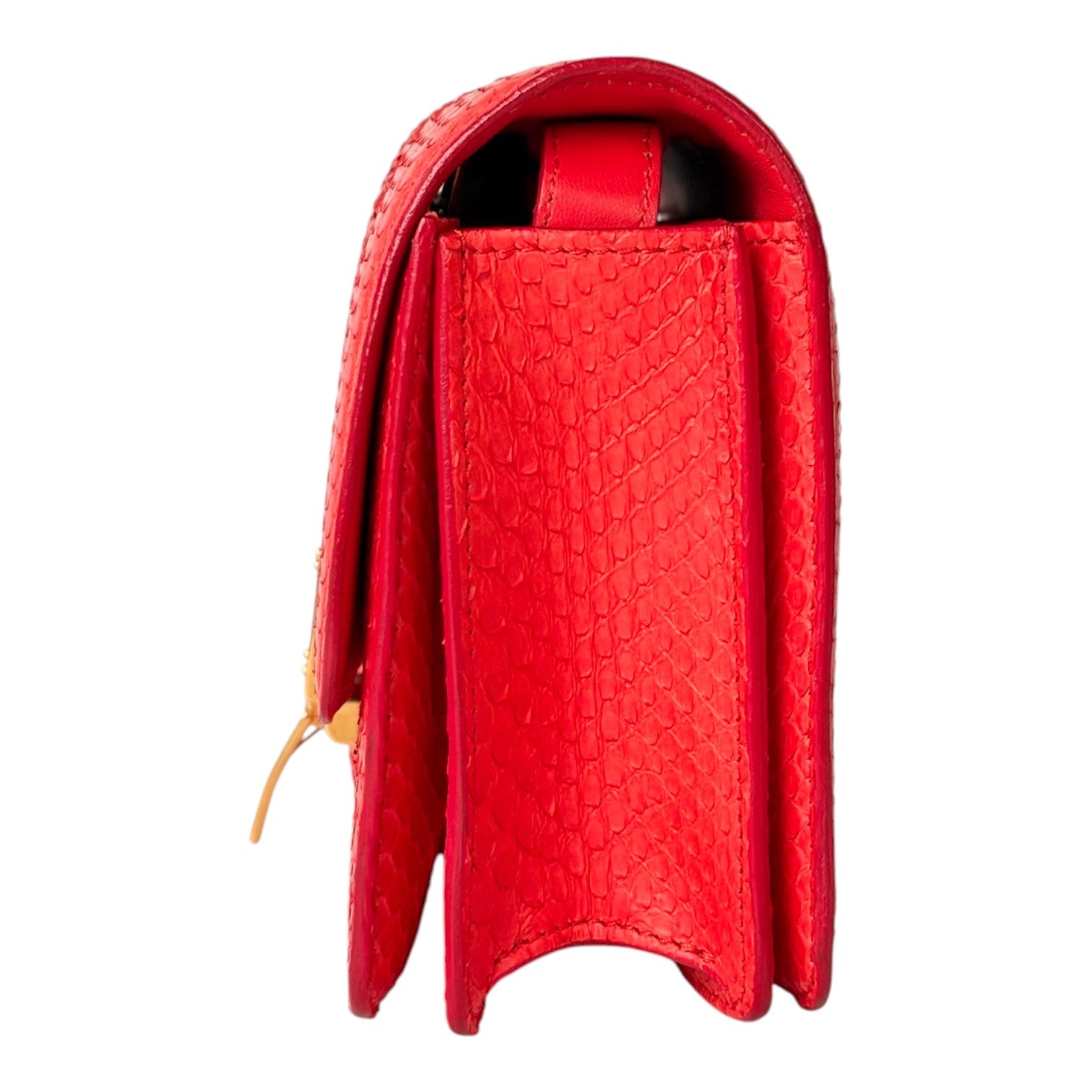 Celine Classic Mini Red Python Bag