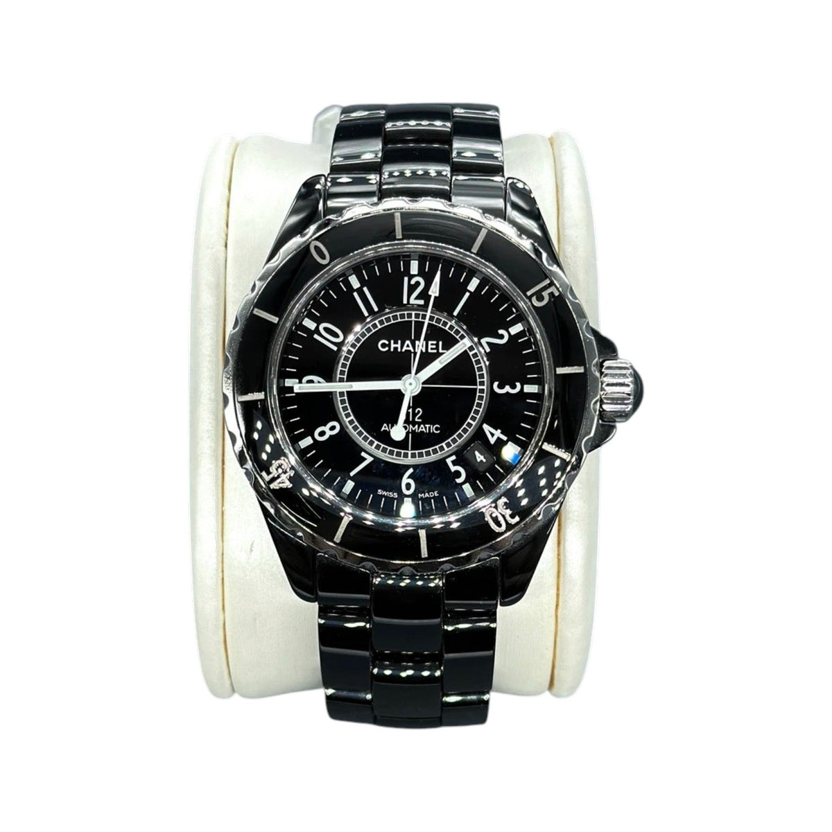 Chanel J12 Ceramic Black Auto Watch 38mm