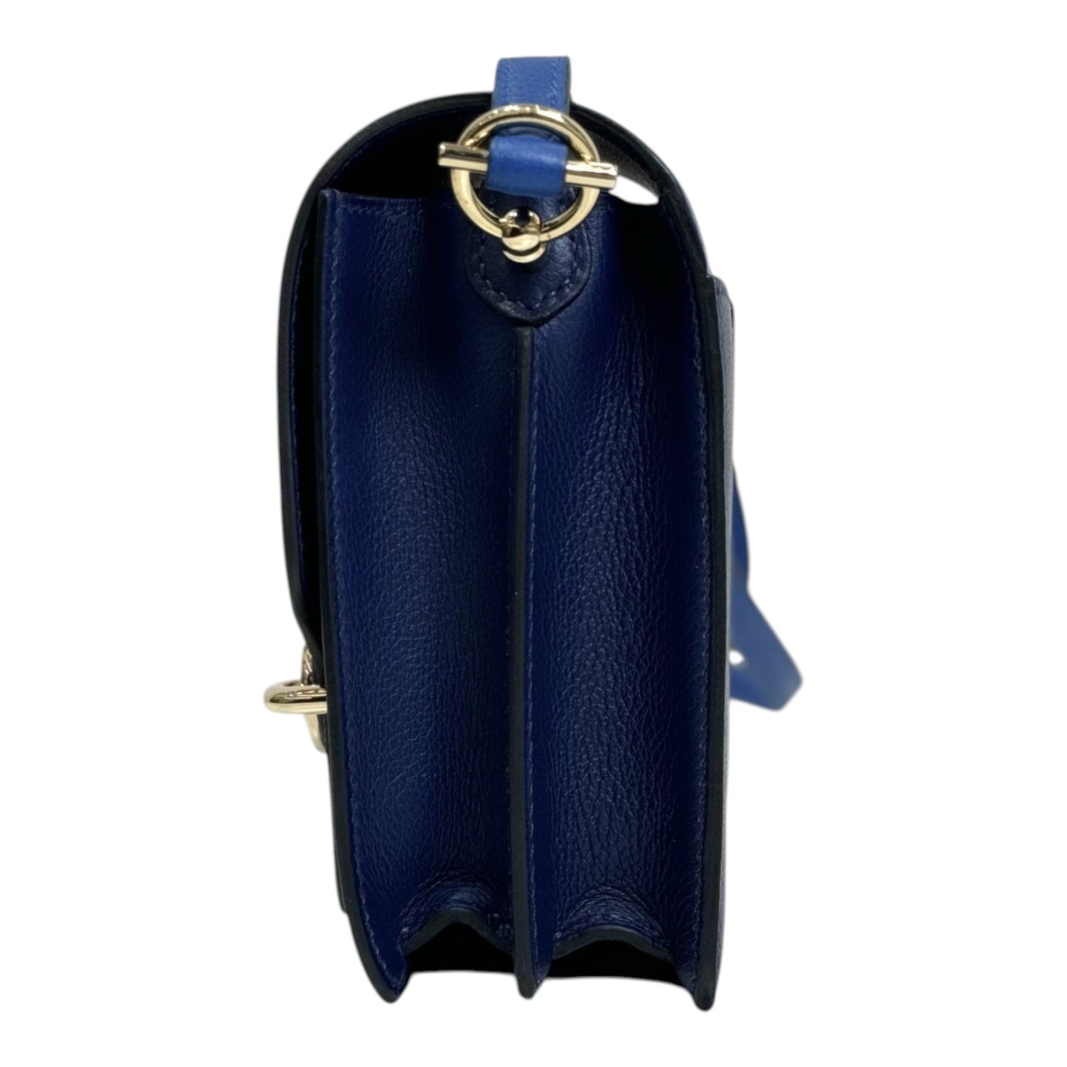 Hermes Roulis 18 in Blue Saphir /Blue France