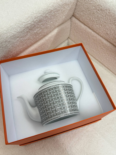 Hermès Mosaïque au 24 Teapot - Grey White