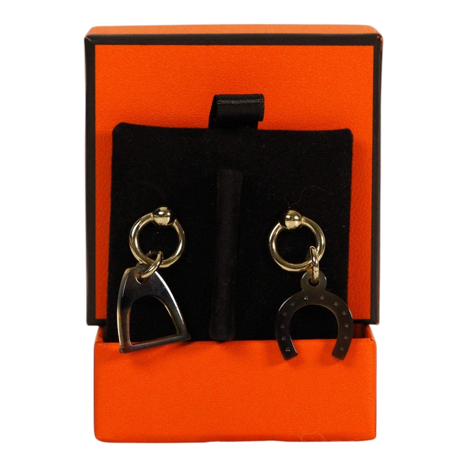 Hermes Accessories Amulette Equestre Earrings