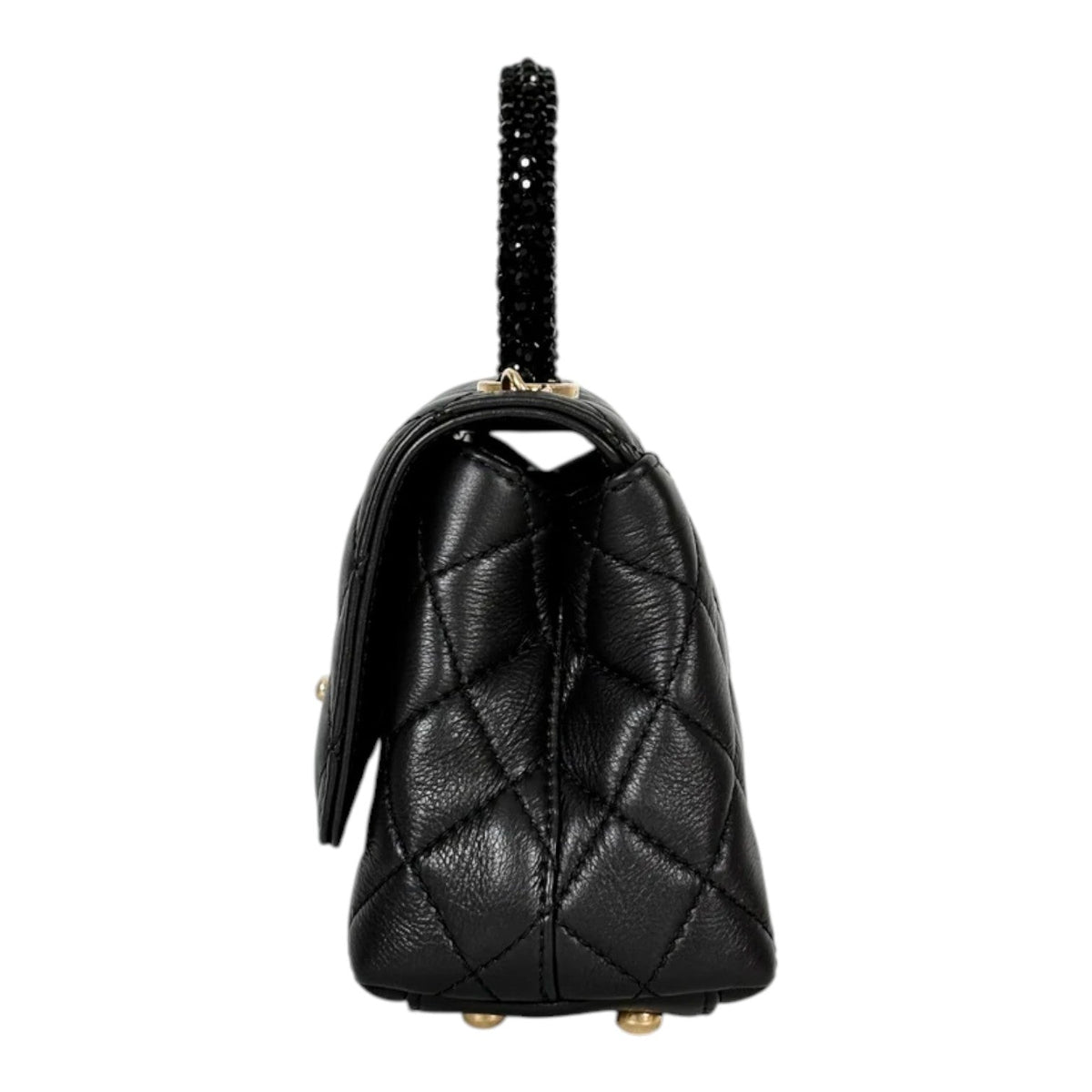 Chanel Crystal Top Handle Mini Coco Bag