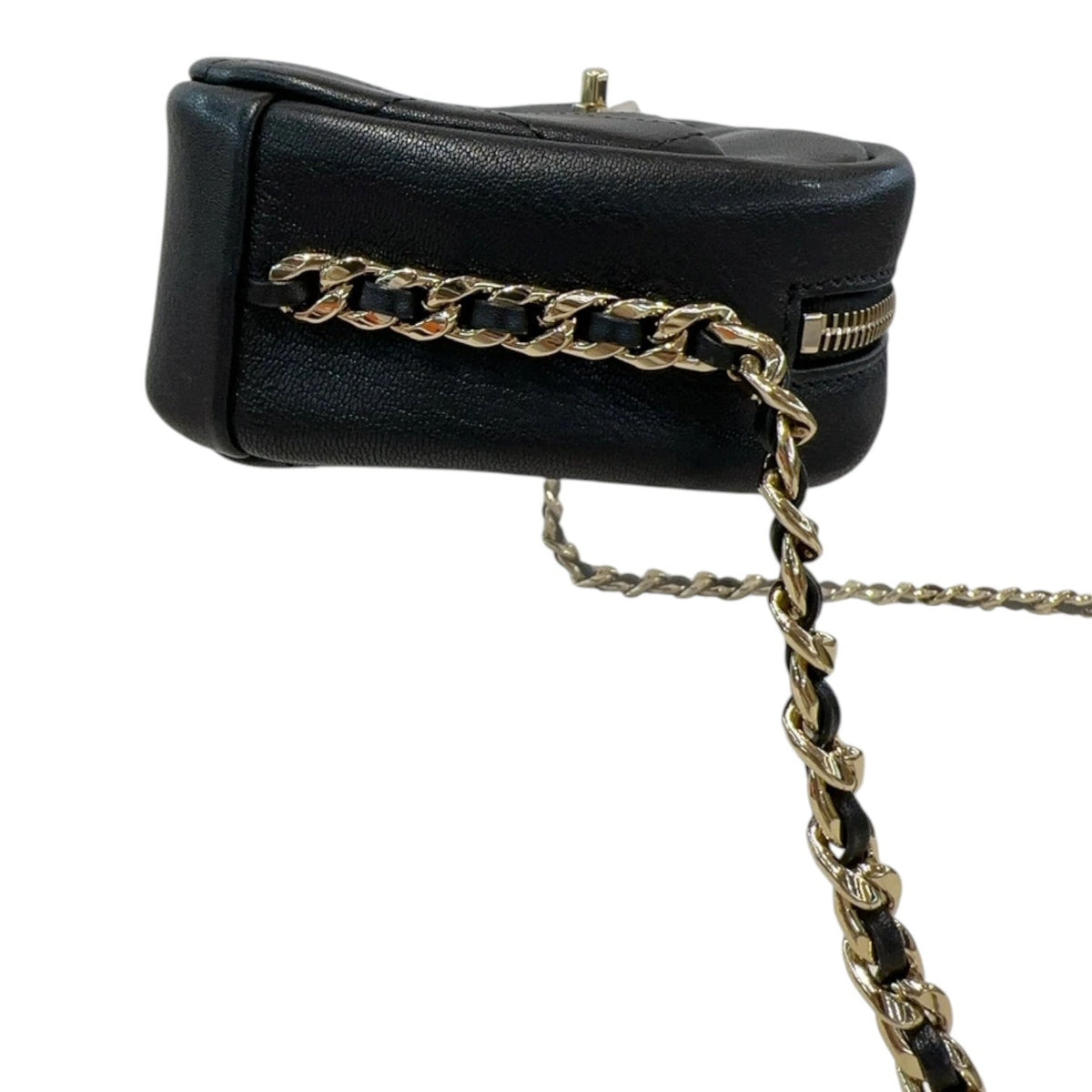 Chanel Black Calfskin Camera Bag - Full Set