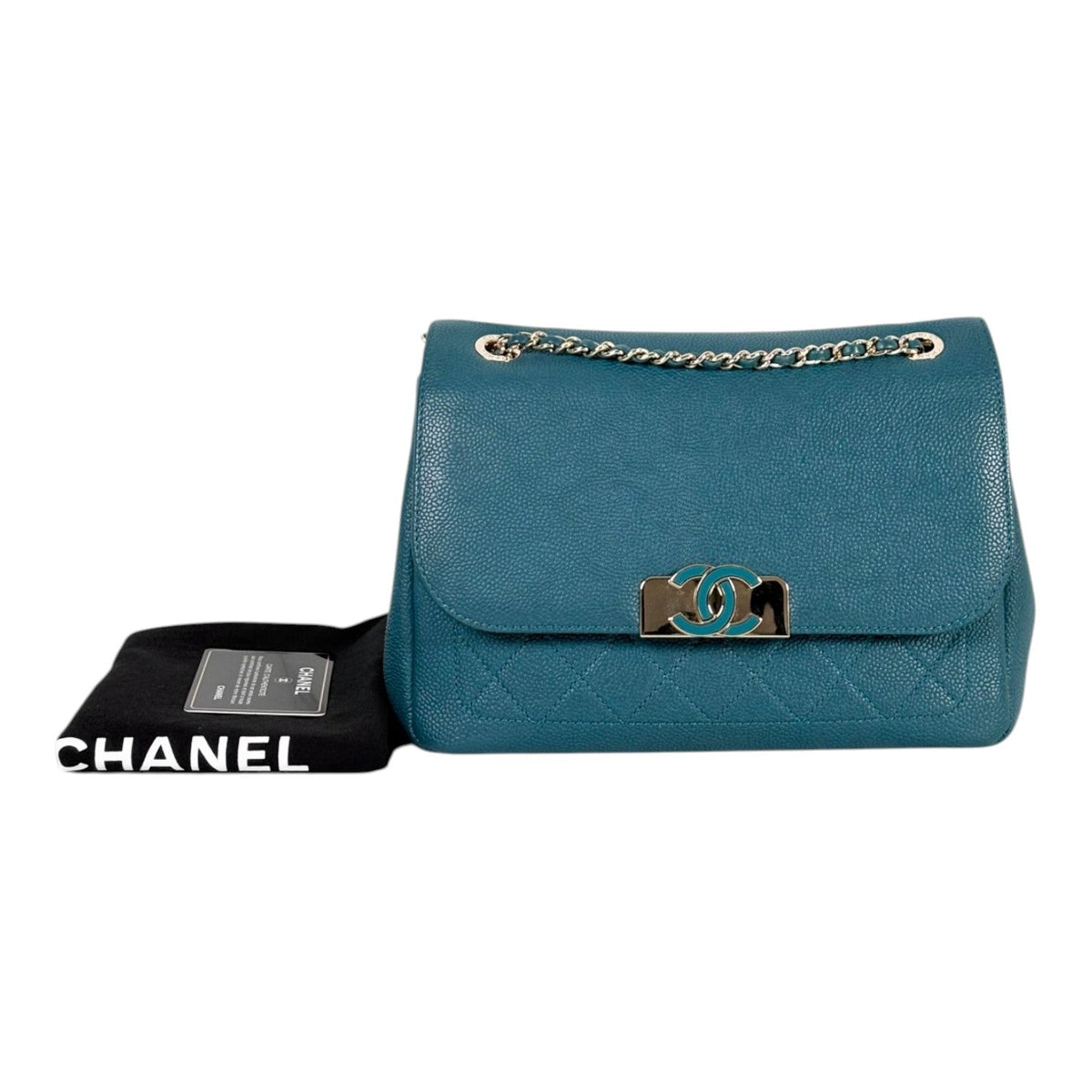 Chanel Multi Pouching Flap Bag in Caviar