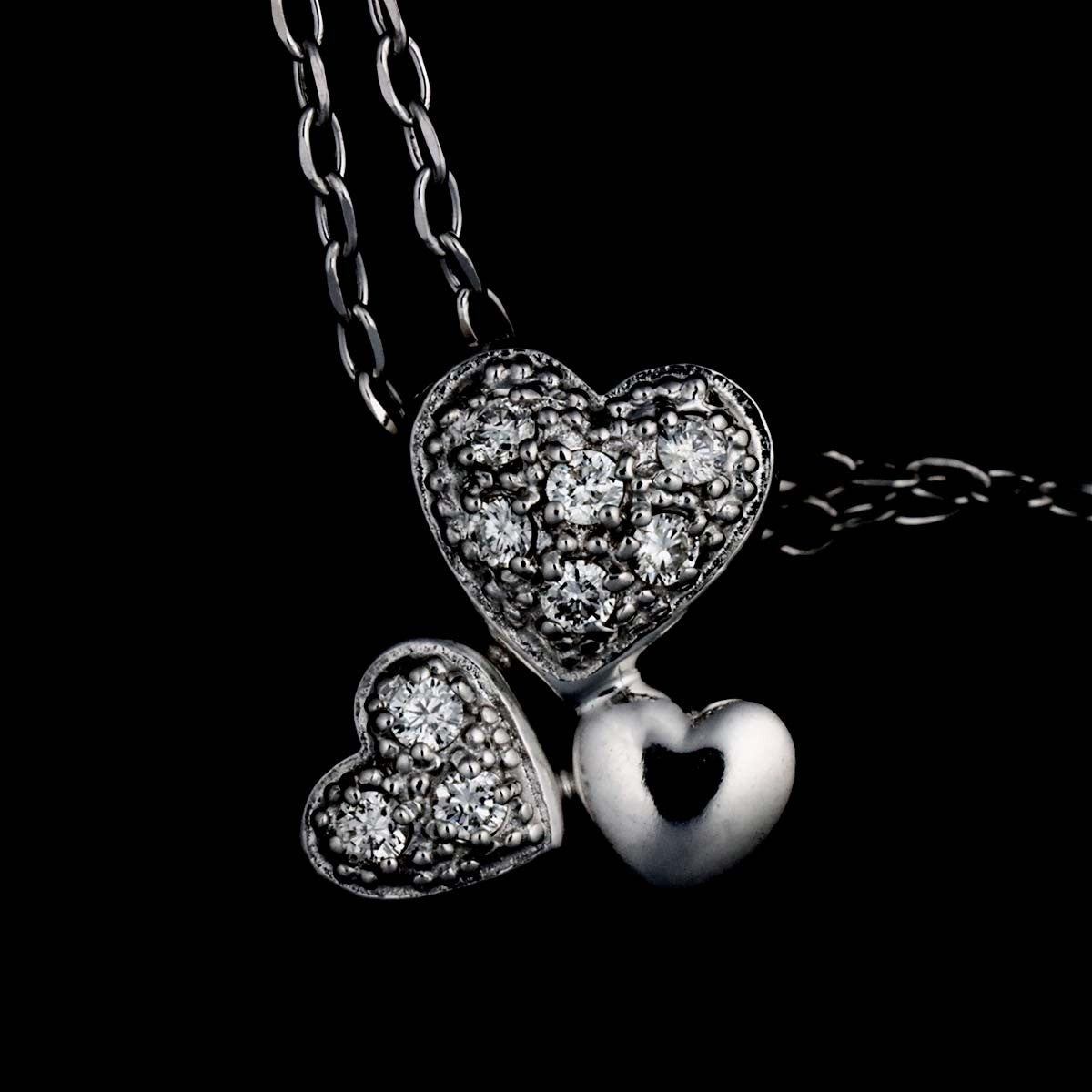 VENDOME Akoya Pearl 5.6mm Diamond Necklace 18K WG 750 902964245