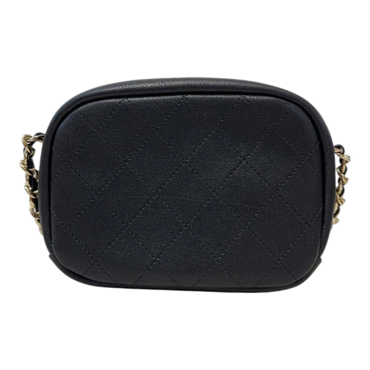 Chanel Black Calfskin Camera Bag - Full Set