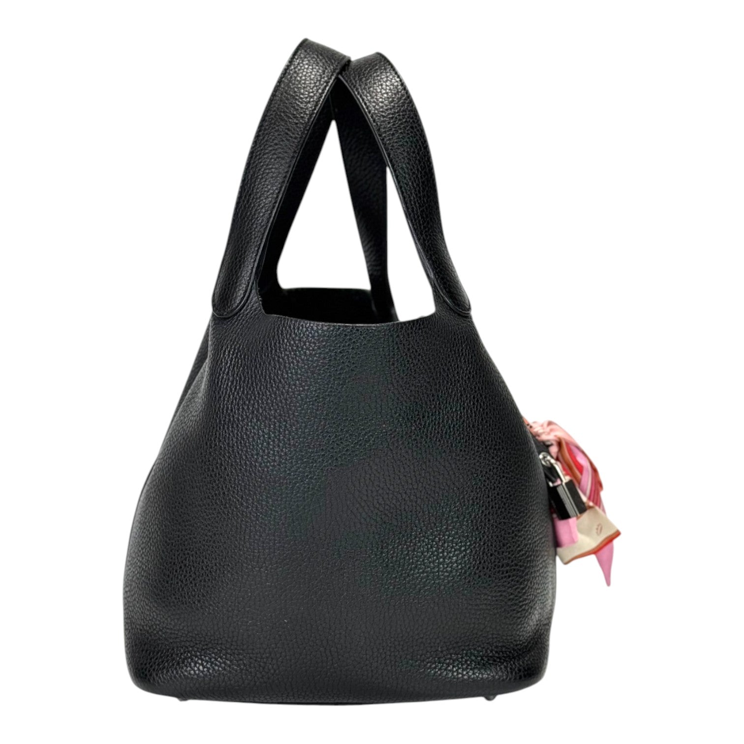 Hermes Picotin 22 Black with PHW - Full Set