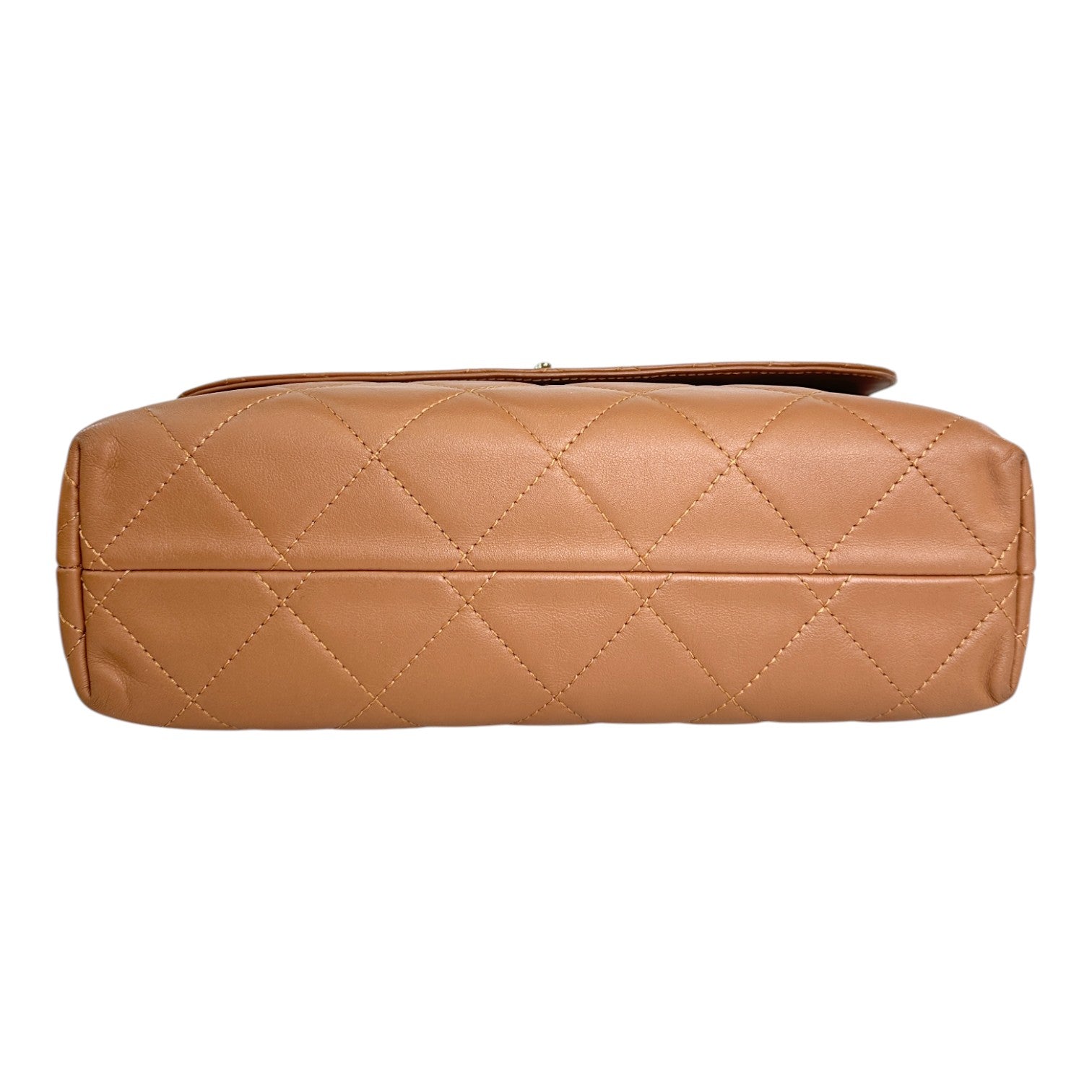 Chanel In The Business Shoulder Bag Brown - Full Set