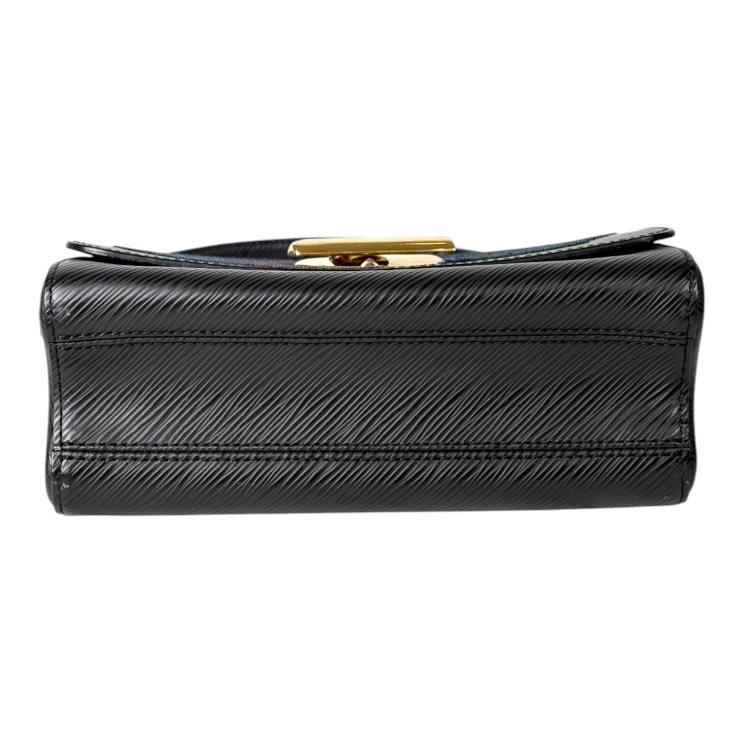 Louis Vuitton Black Twist MM 23cm Bag with Sequins