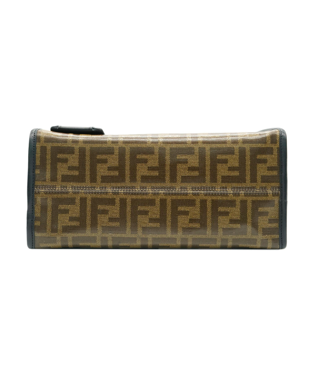 Fendi Fendi Brown Zucca Coated Canvas 1947 Peekaboo Defender Cover ALL0957