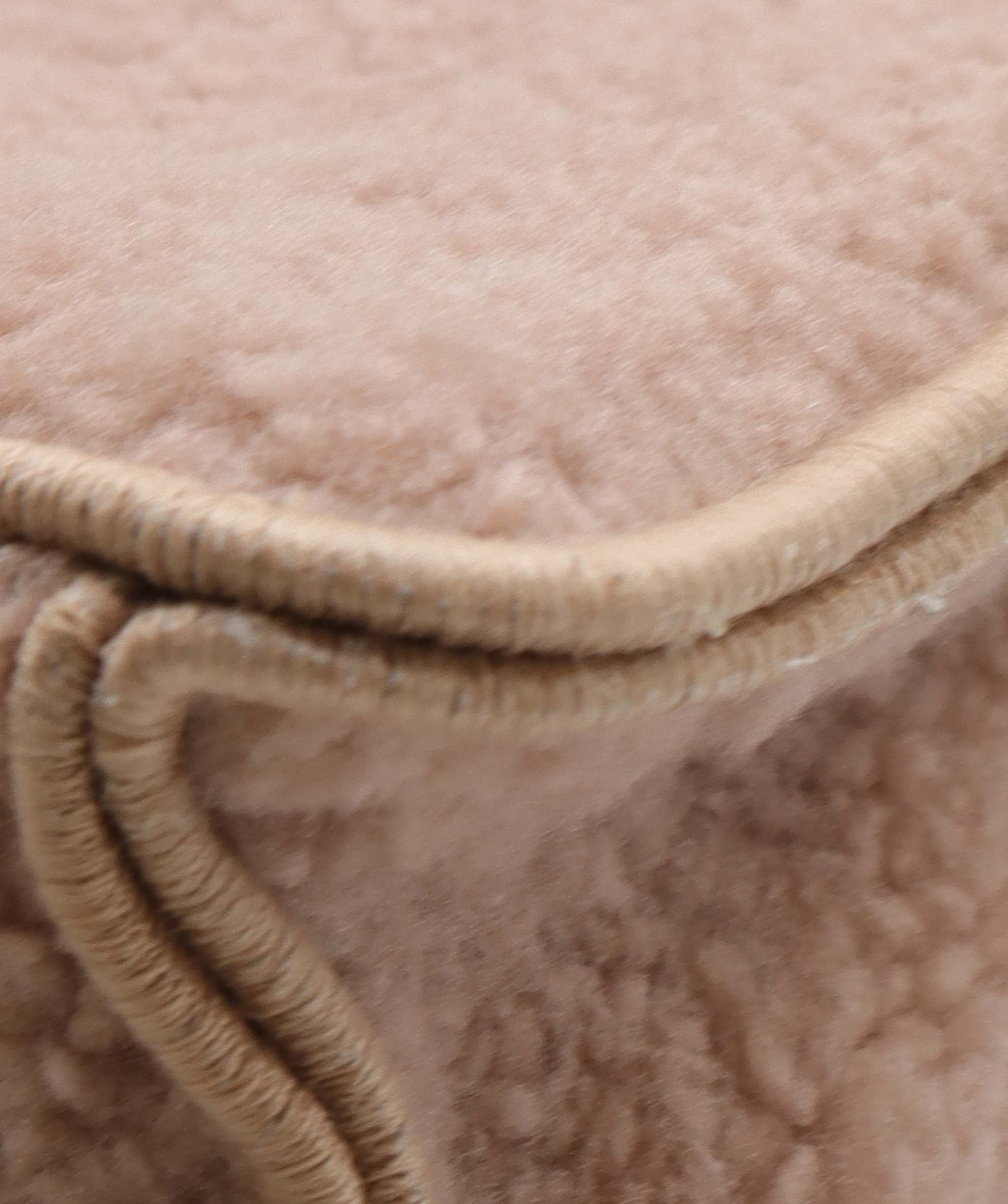 Fendi Fendi Nude Shearling Peekaboo Bag GHW AGC2033