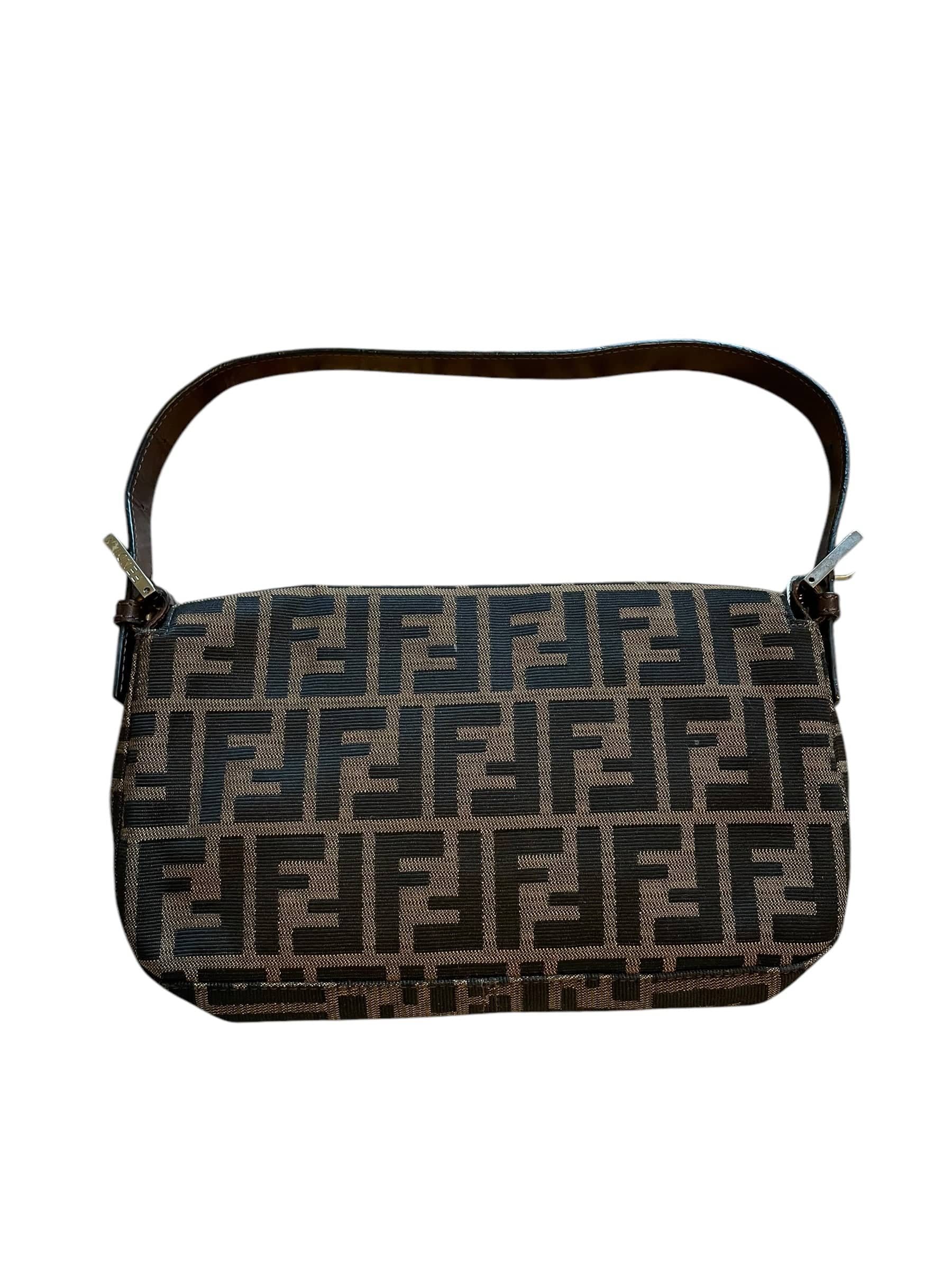 Fendi Fendi Vintage Baguette Classic Zucca Print DXBK0455