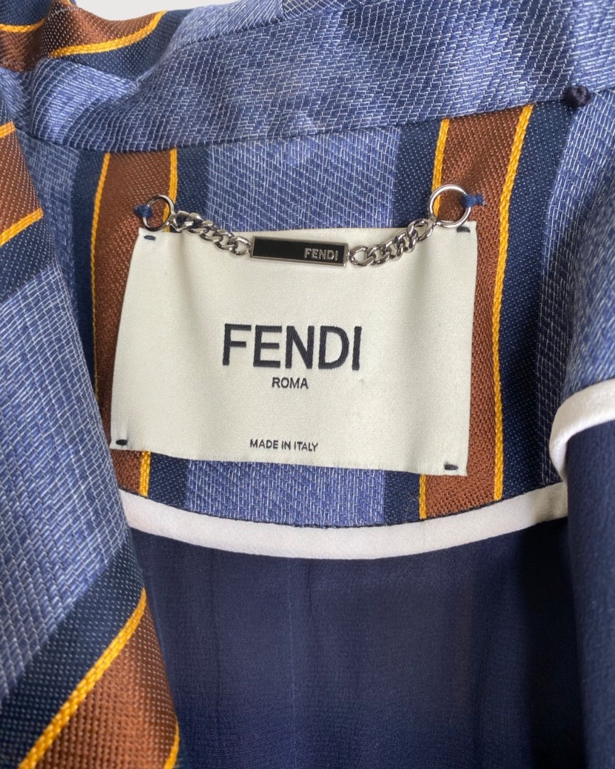 Fendi Blue Fendi Blazer, 44