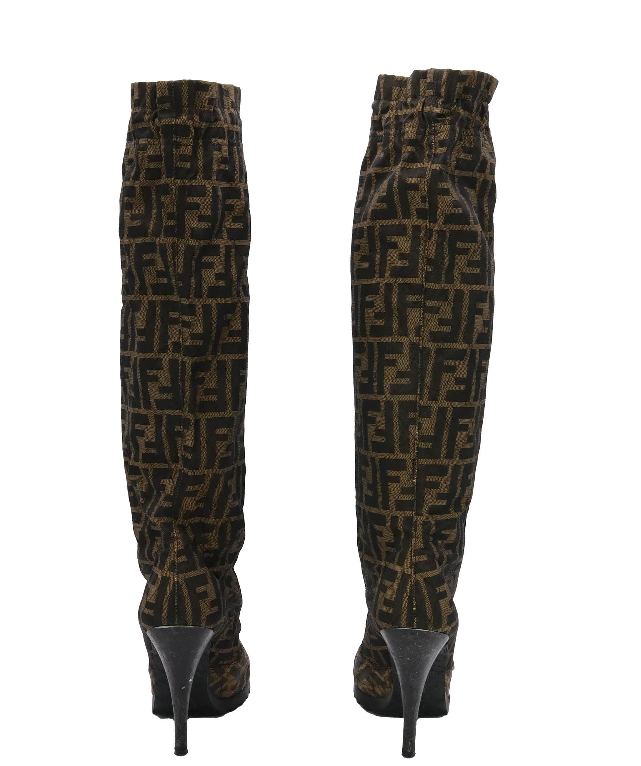 Fendi Fendi Zucca Logo Vintage Paper Bag Boots AGC3559