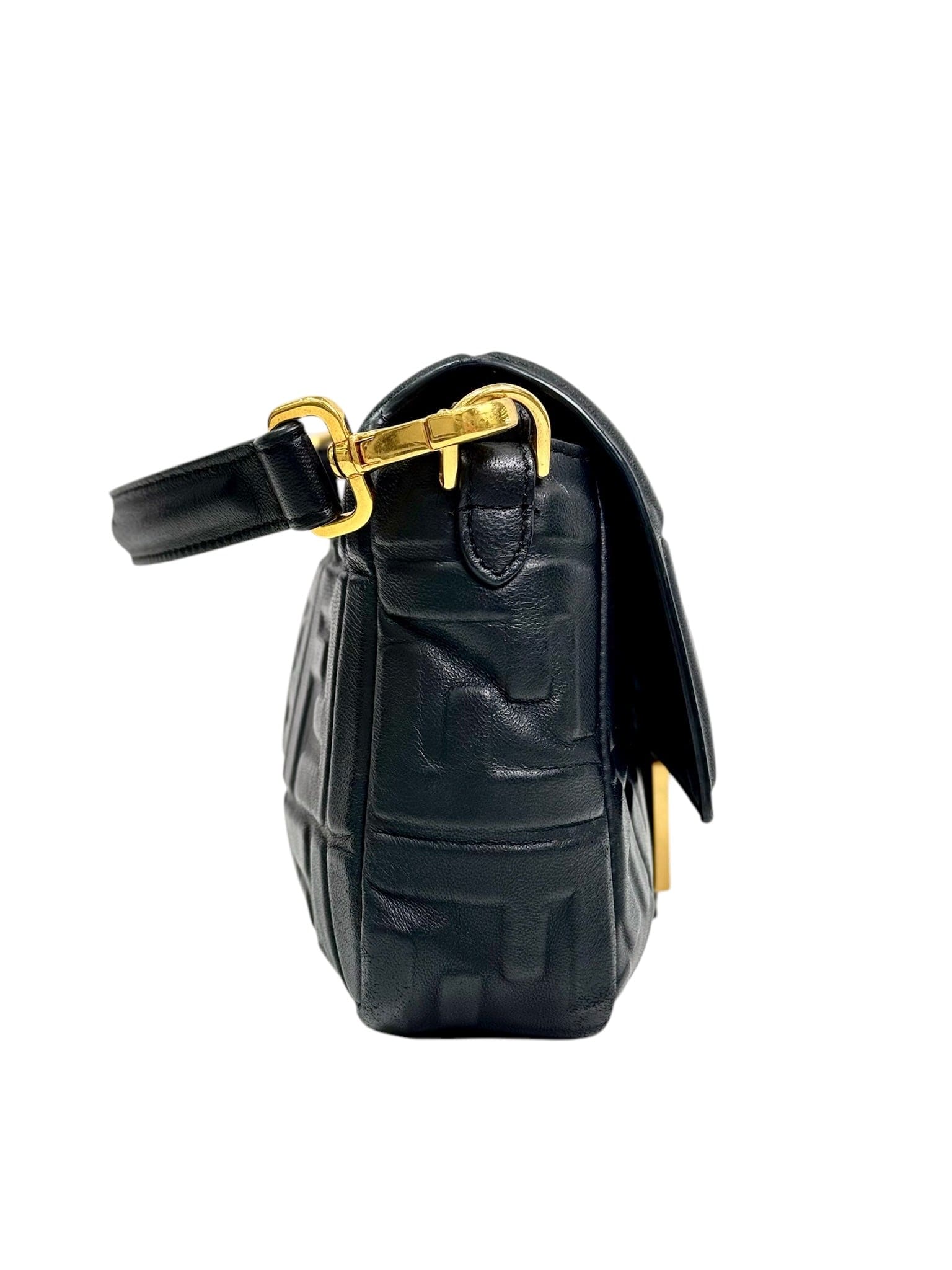 Fendi Fendi Baguette Classic Size Black Calfskin 06709692