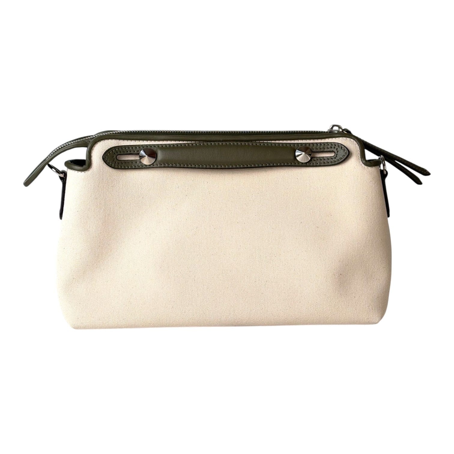 Fendi Fendi By The Way Canvas/Green Small Bag