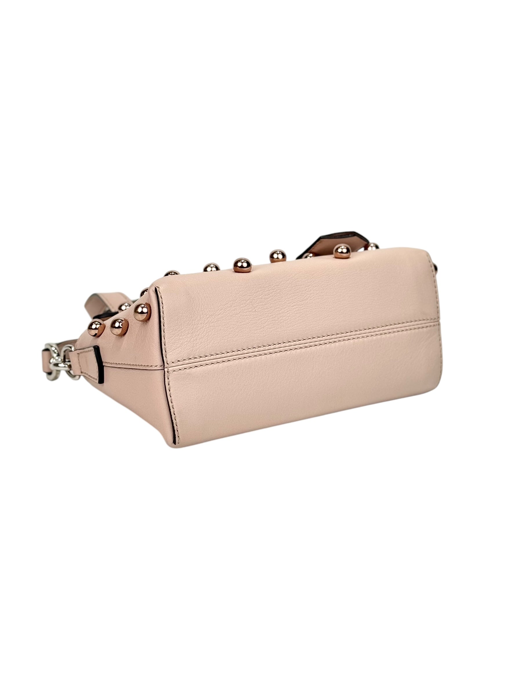 Fendi Fendi By The Way Mini Pearl Leather Handbag