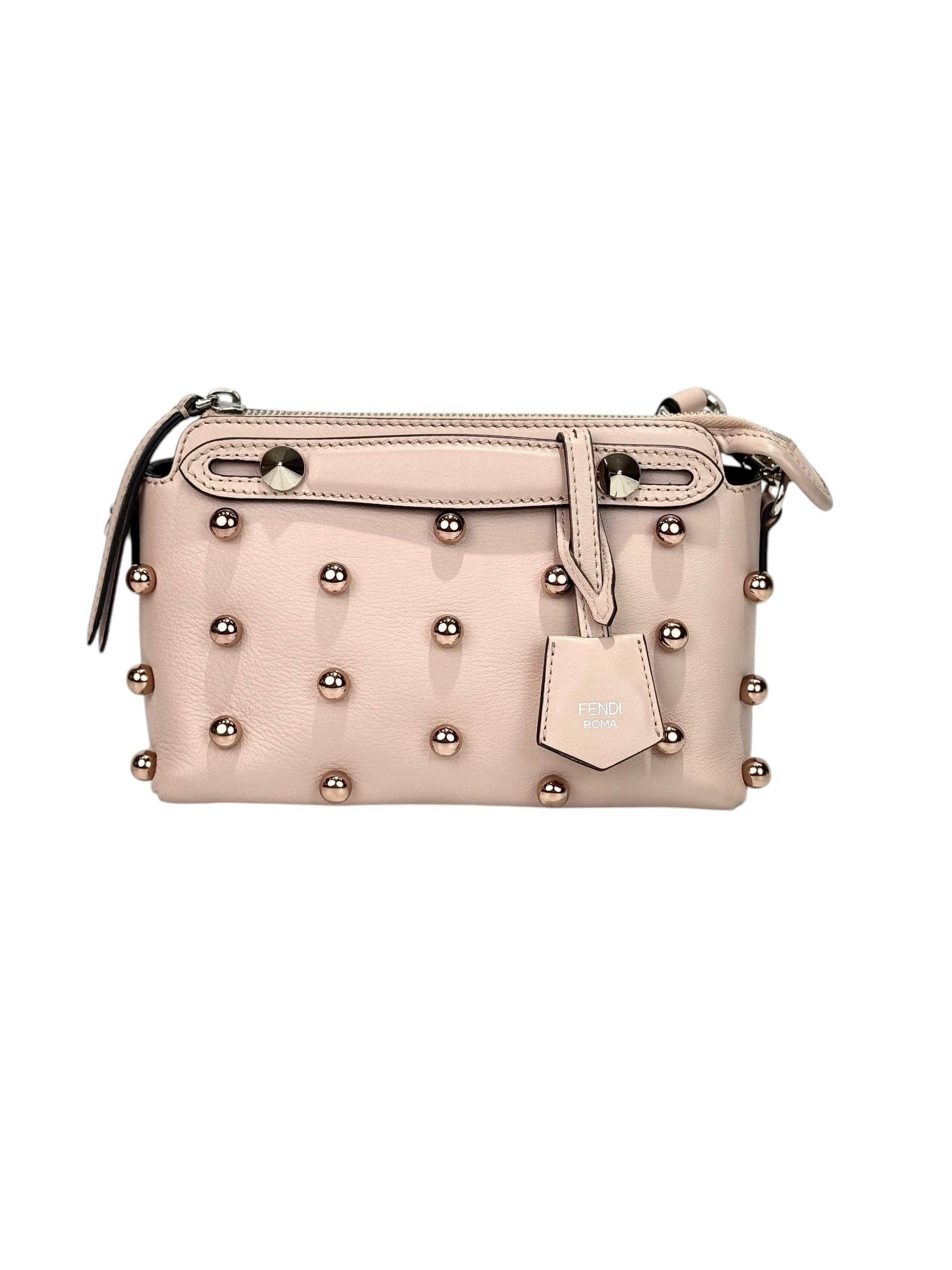 Fendi Fendi By The Way Mini Pearl Leather Handbag