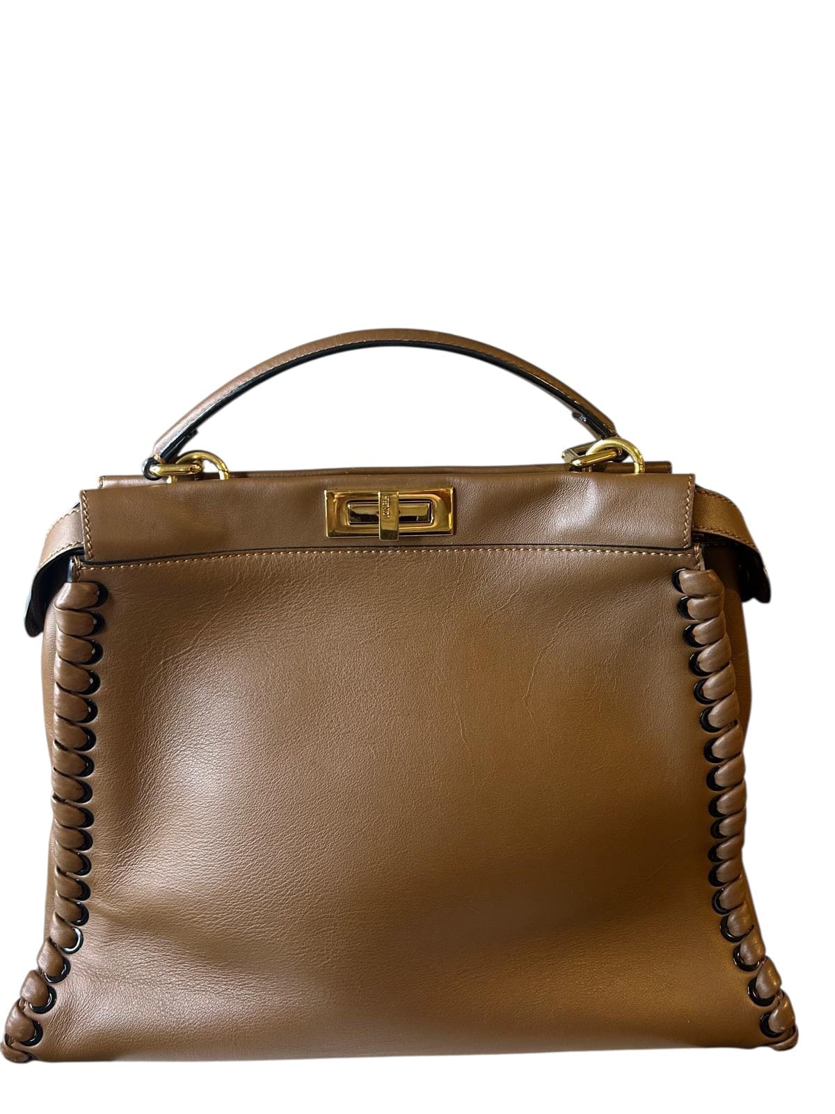 Fendi Fendi Chocolate Brown Peekaboo Bag
